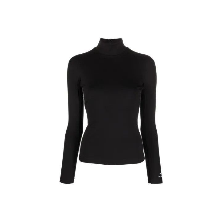 Balenciaga Balenciaga FW22 Black Turtleneck Sweater 0079-2507 Size XS / US 0-2 / IT 36-38 - 1 Thumbnail
