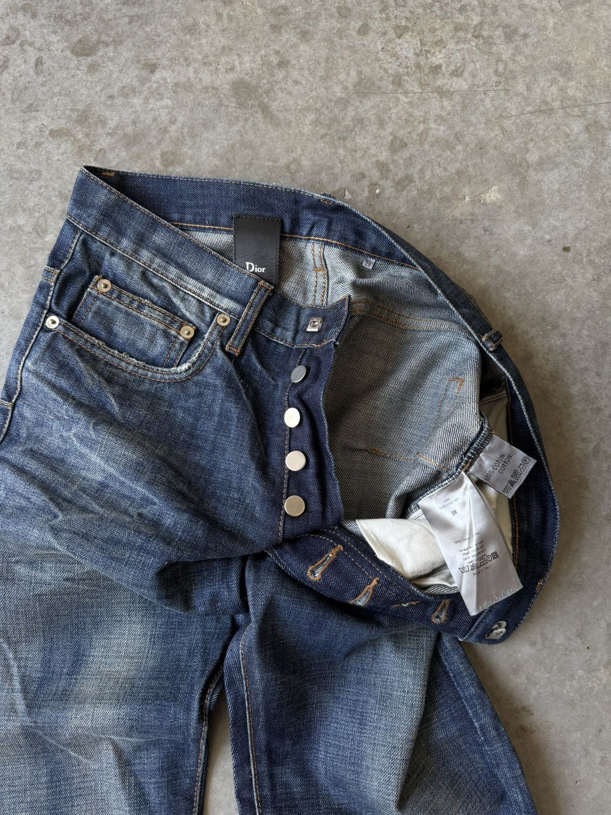 Dior Dior Homme AW10 “Cool Summer Day” Distressed Denim Size US 28 / EU 44 - 6 Thumbnail