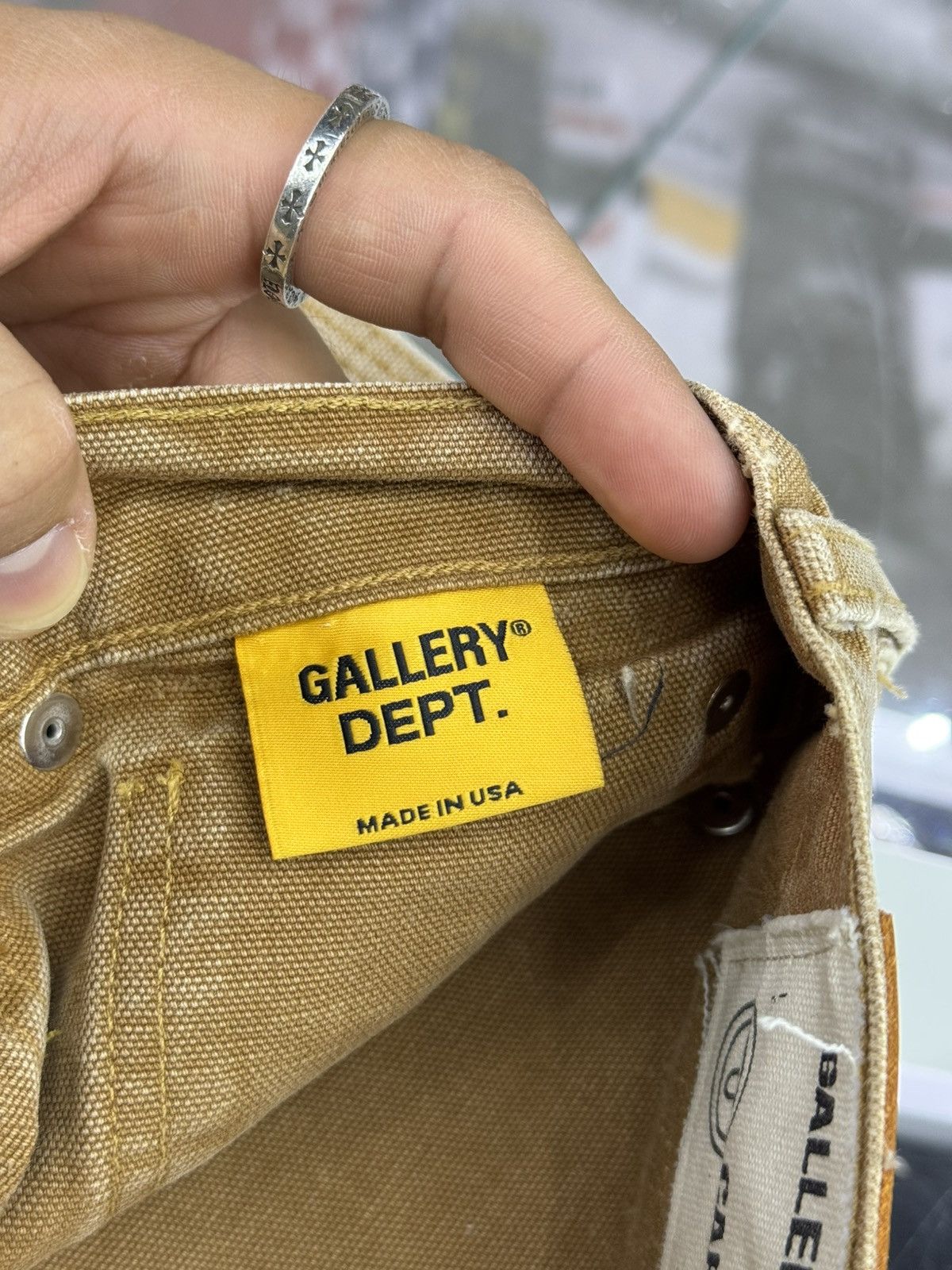 Gallery Dept. Gallery Dept Branko Carpenter Denim Jeans Tan Size US 30 / EU 46 - 8 Thumbnail