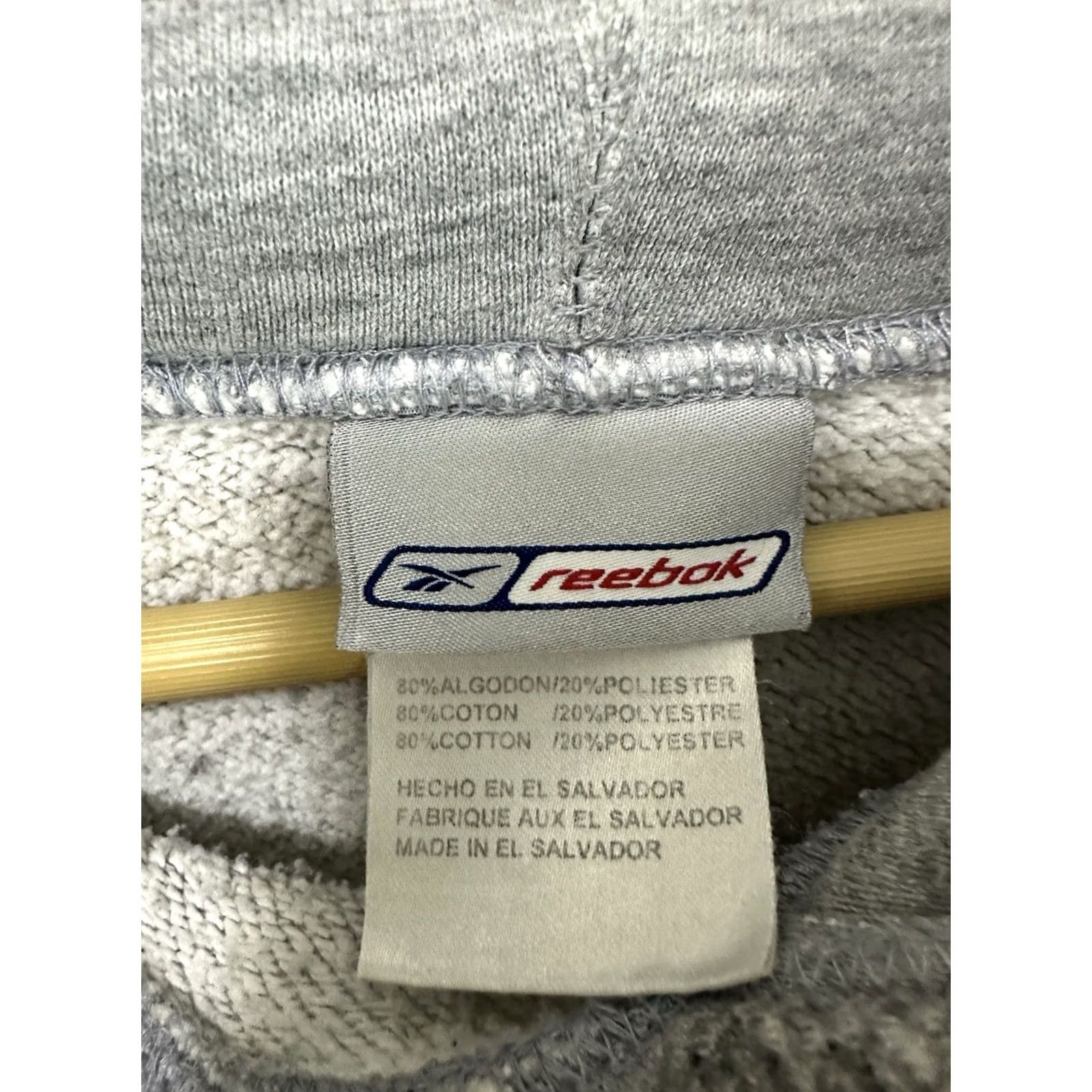 Reebok VTG Reebok Philadelphia Eagles NFL Thrashed Distressed Hoodie Sweatshirt L Men Gray Pullover Football Grunge NFL Mens Size US L / EU 52-54 / 3 - 3 Thumbnail