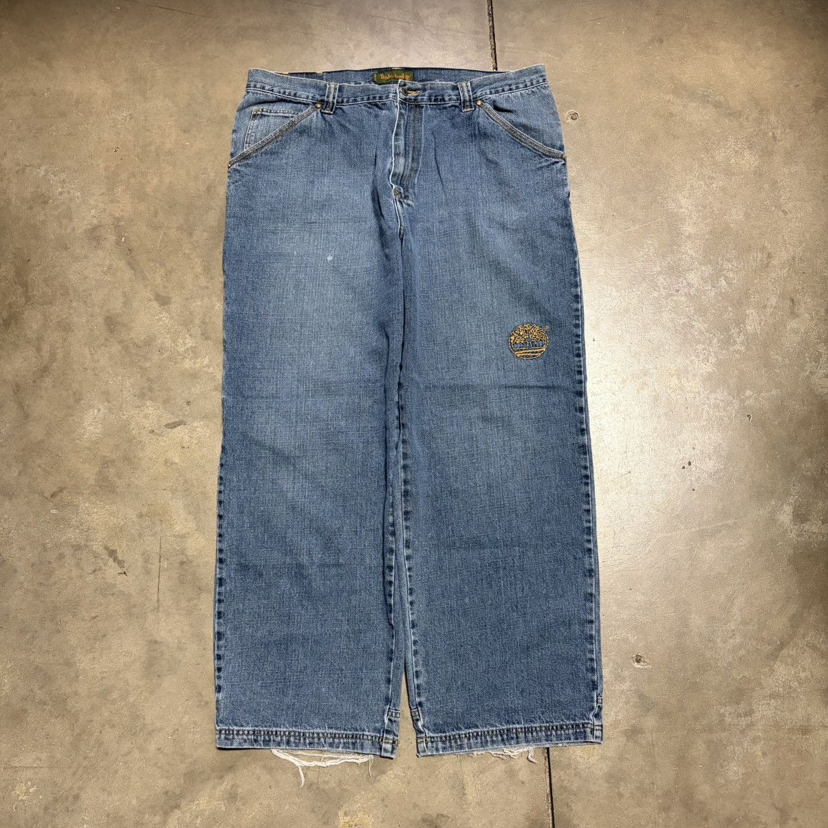 Timberland Vintage Timberland Baggy Denim Jeans Wide Leg Skater Y2K Size US 40 / EU 56 - 6 Thumbnail