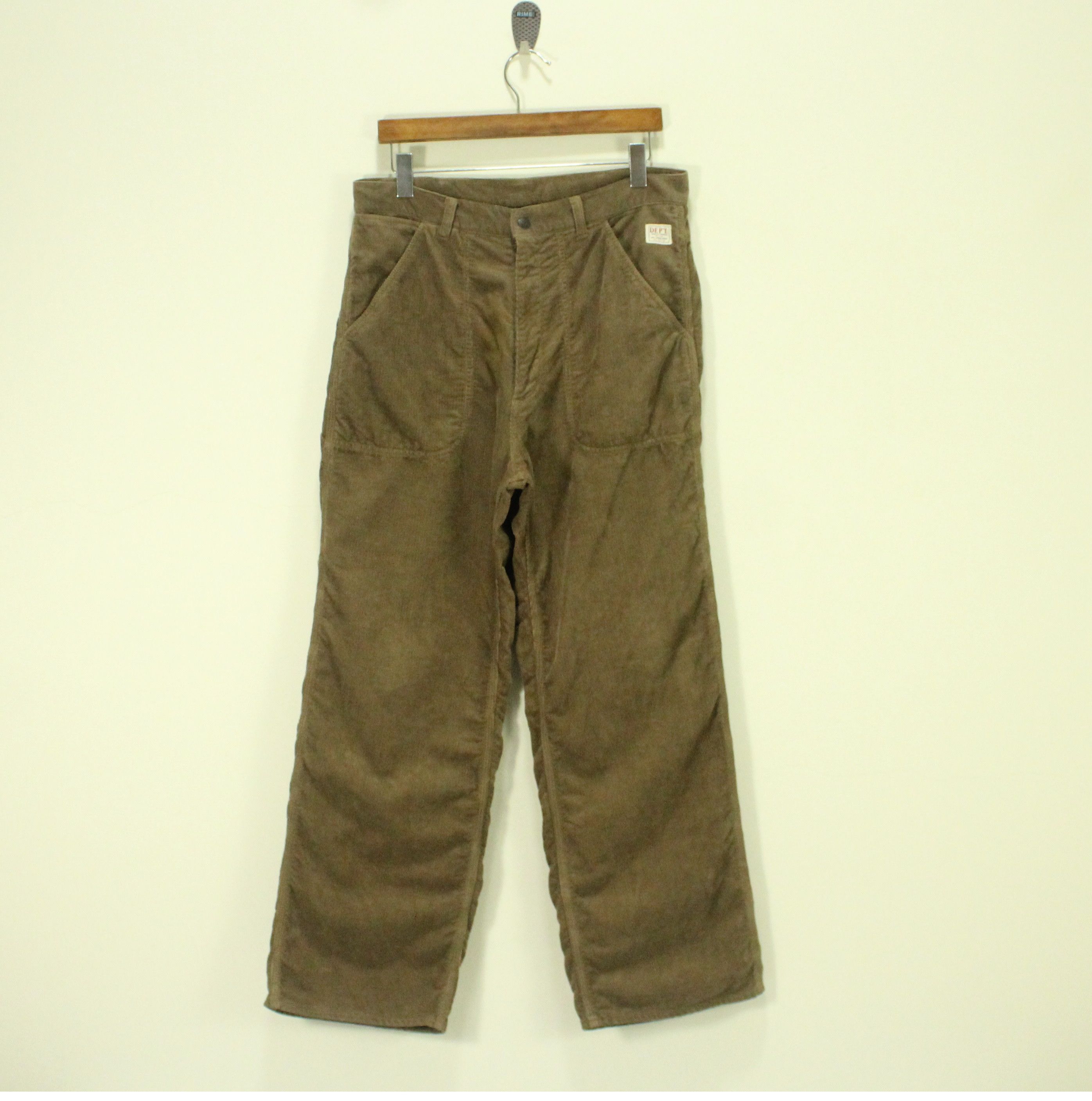 Japanese Brand DEPT. Pants Carpenter Corduroy Made In Japan Size US 32 / EU 48 - 3 Thumbnail