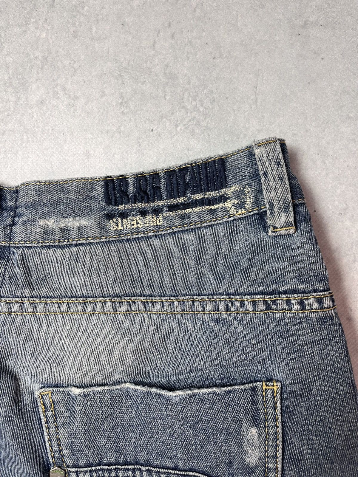 Japanese Brand Vintage 9886 Denim Jeans Distressed Y2K Grunge Aesthetic Size US 33 - 5 Thumbnail