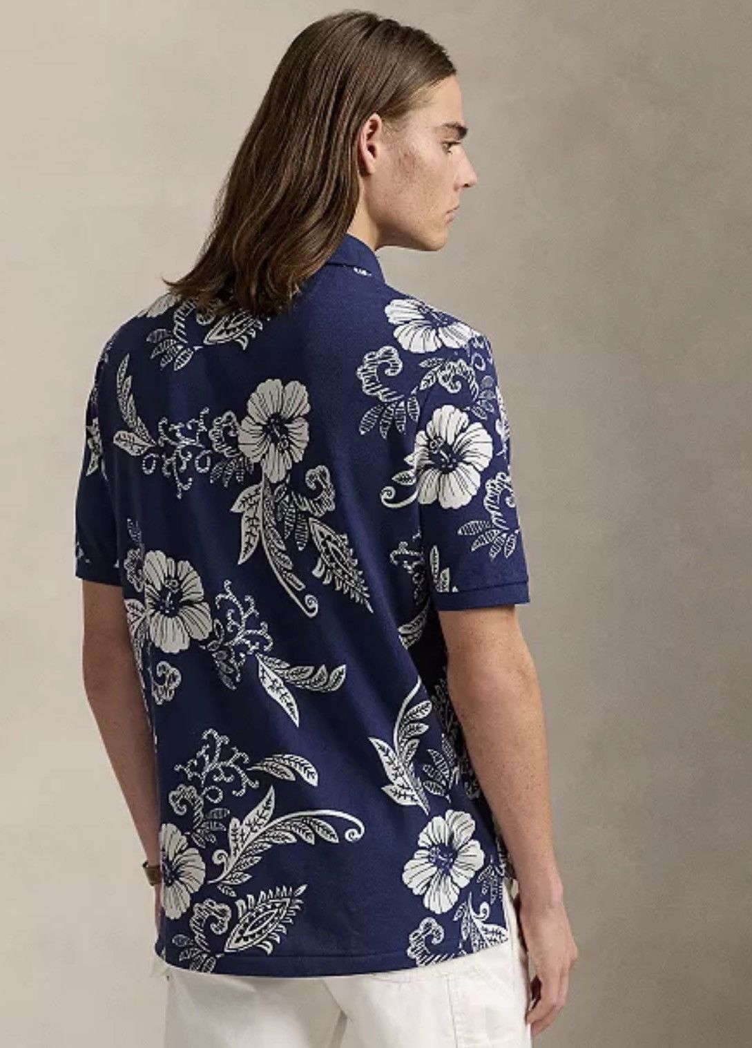 Polo Ralph Lauren Polo Ralph Lauren Hibiscus-Print Mesh Shirt Two-Tone Size XL Size US XL / EU 56 / 4 - 2 Thumbnail