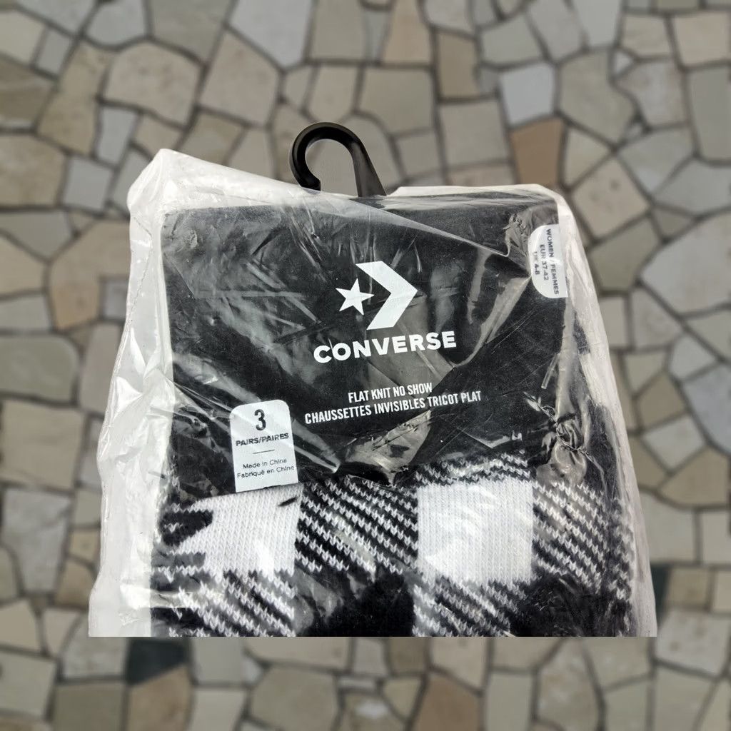 Converse Converse No-Show Socks 3 Pairs One Size 8-11 Multicolor Knit Socks Size US 4 / IT 34 - 1 Thumbnail