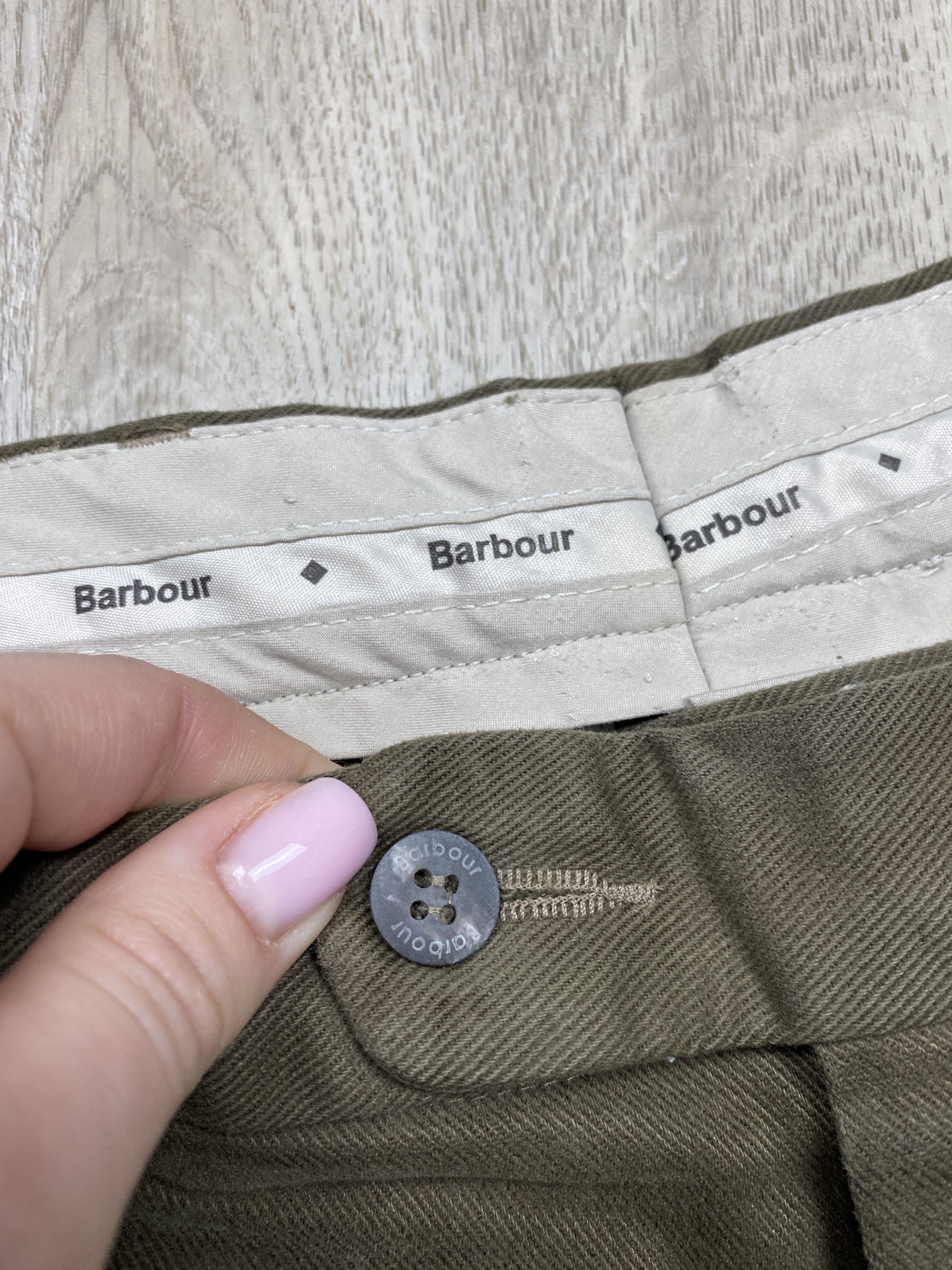 Barbour × Vintage Barbour Vintage Chino Pants Y2K Heavy Cotton Size US 36 / EU 52 - 4 Thumbnail