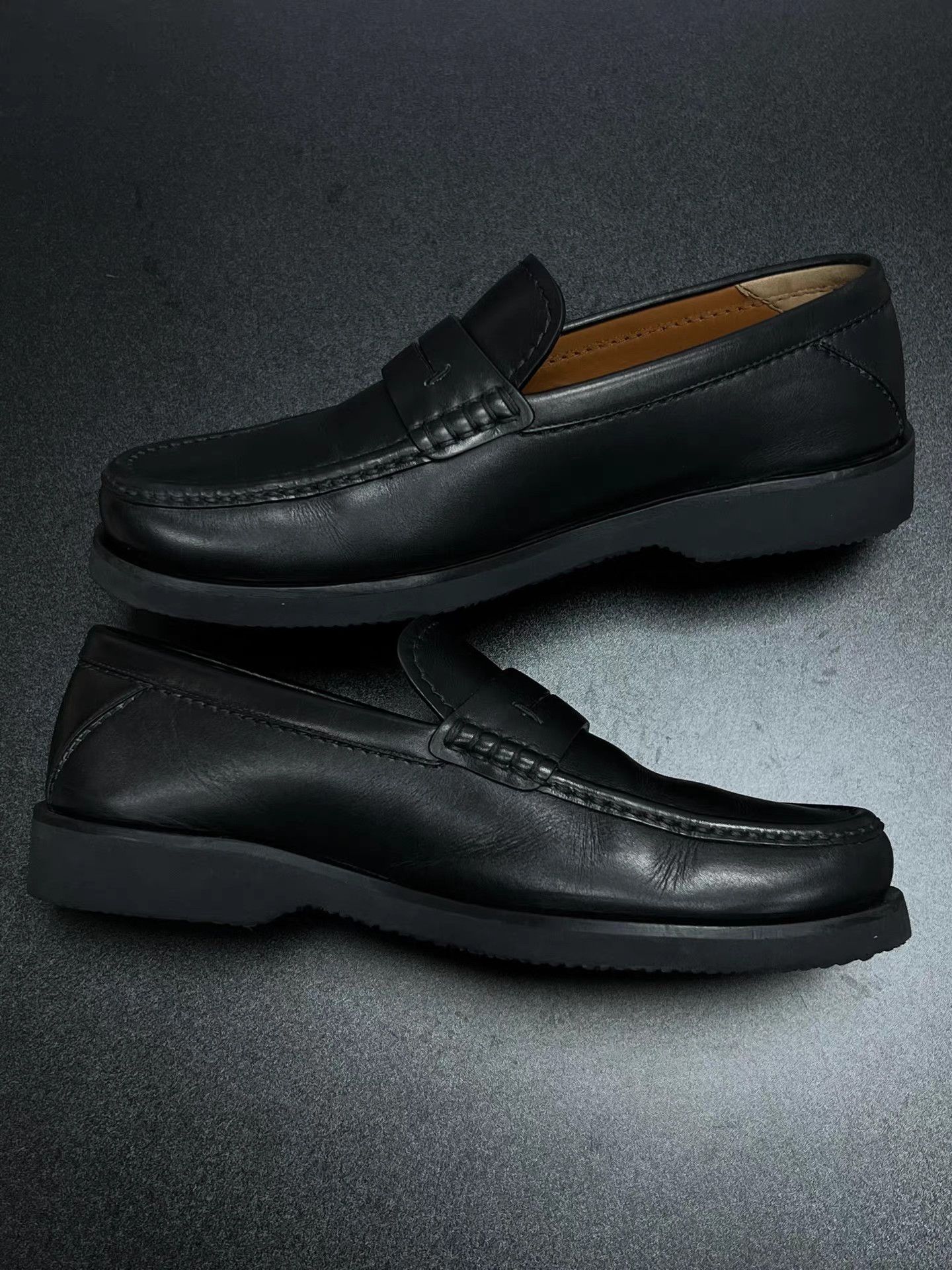 Z Zegna Zegna Leather Loafers Black K15 Size US 7.5 / EU 40-41 - 5 Thumbnail
