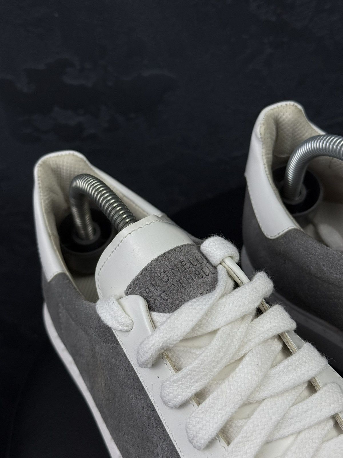Brunello Cucinelli Brunello Cucinelli Men's Leather Suede Low-Top Sneakers Size US 9.5 / EU 42-43 - 7 Thumbnail