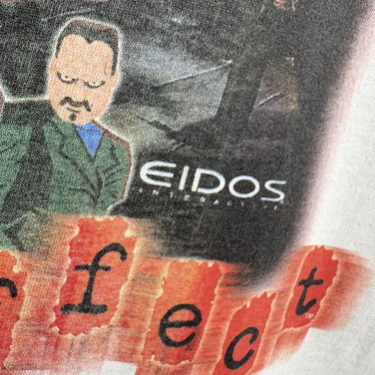 Playstation Vintage 90s Fear Effect Horror Game Promo T-Shirt Size US XL / EU 56 / 4 - 4 Thumbnail