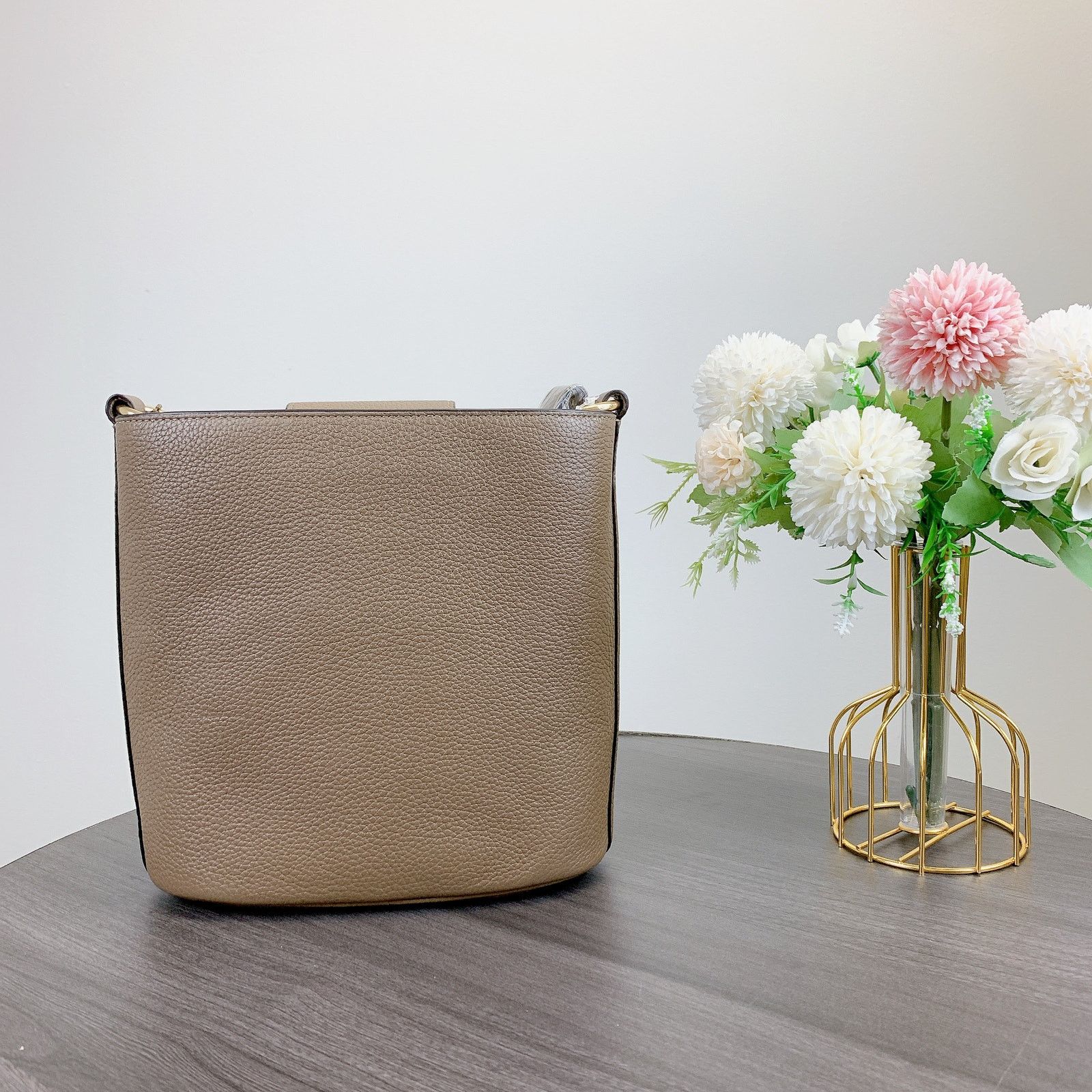 Coach Coach CR153 Sophie Bucket Bag IN Dark Stone Size ONE SIZE - 4 Thumbnail