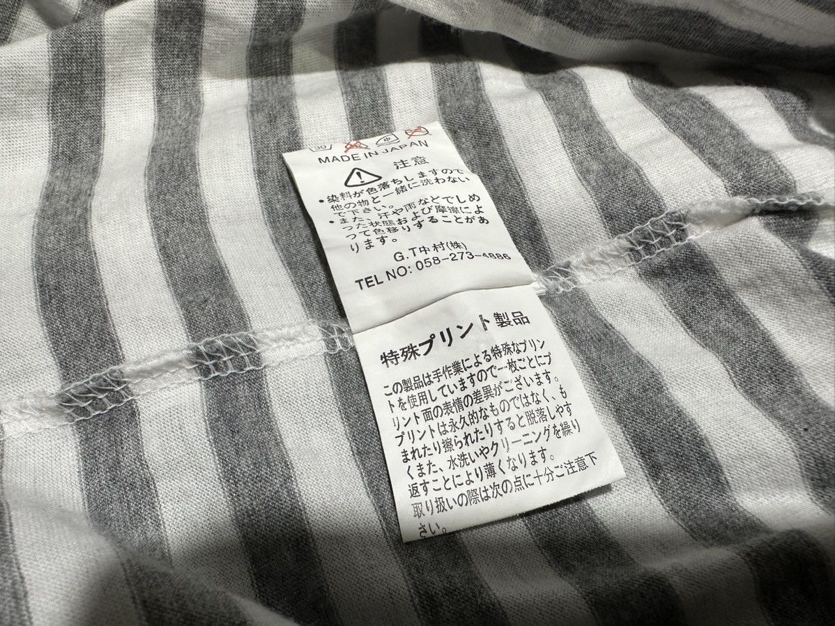 In The Attic 🔥Sick Y2K In The Attic Gun Crosses Guns Striped Shirt Goth Size US M / EU 48-50 / 2 - 7 Thumbnail