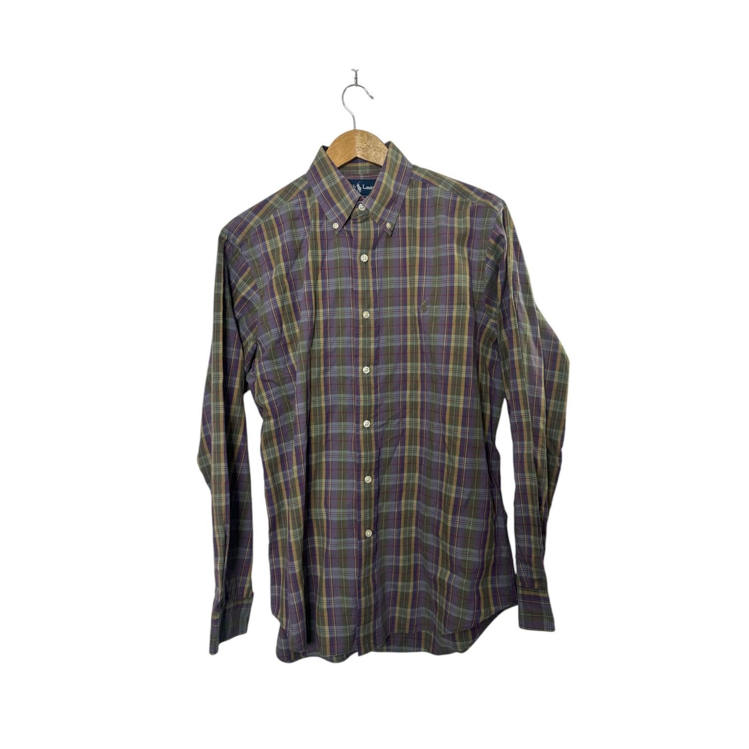 Ralph Lauren Ralph Lauren Classic Fit Purple Plaid Button-Up Shirt Medium Size US M / EU 48-50 / 2 - 1 Thumbnail