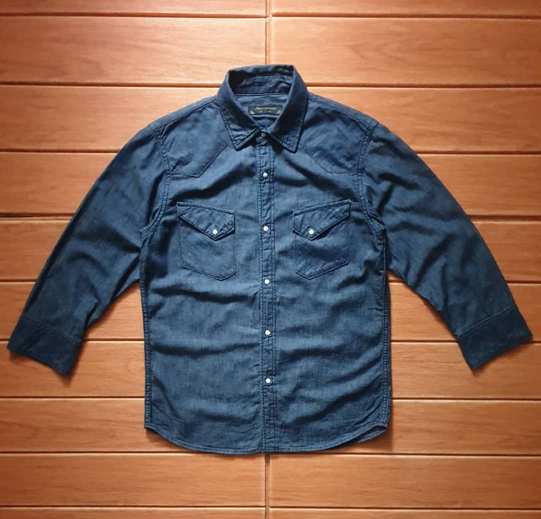 PPFM Nano Universe M Japanese 3 Quater Western Shirt Size US M / EU 48-50 / 2 - 1 Thumbnail