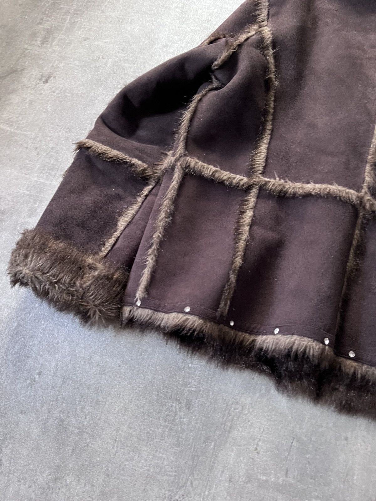 Balmain Balmain faux fur brown jacket women 00s Size L / US 10 / IT 46 - 10 Thumbnail