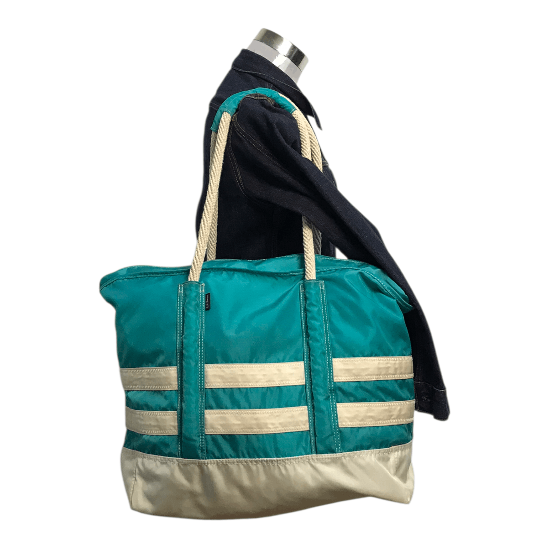 L.L. Bean Vintage 90s LL Bean Nylon Rope Handle Bag Size ONE SIZE - 1 Thumbnail
