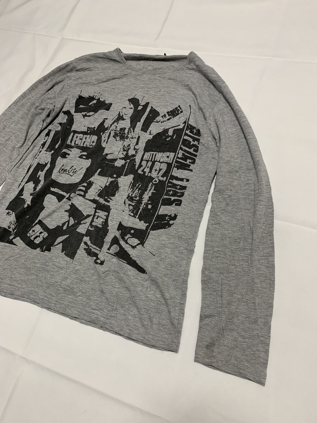 If Six Was Nine × Japanese Brand × Le Grande Bleu (L.G.B.) Vintage gothic longsleeve, punk, new rock, rock, y2k style Size L / US 10 / IT 46 - 7 Thumbnail