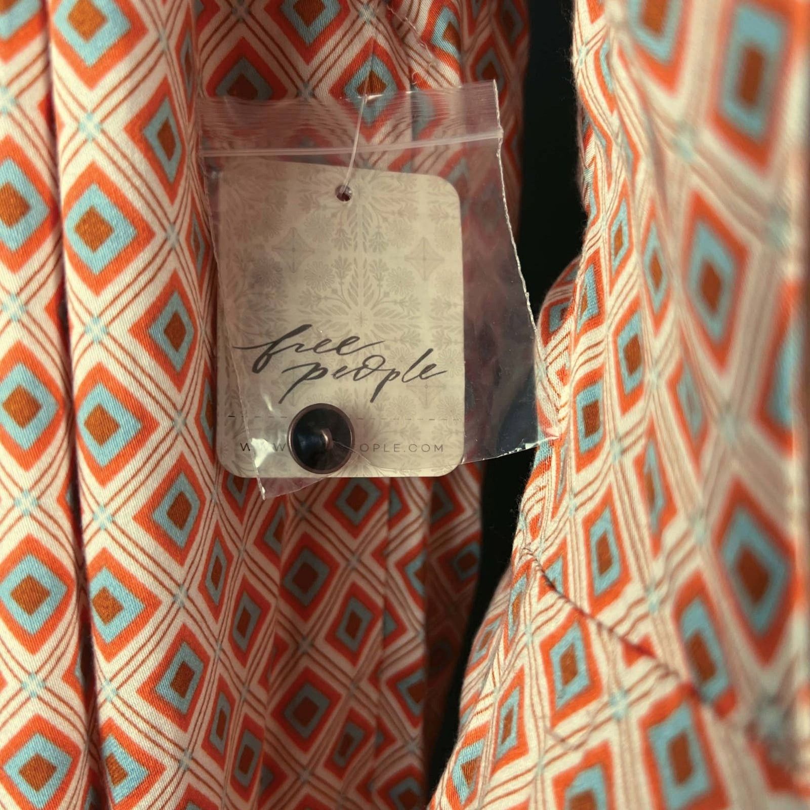 Free People Free People Geo Print Dress Size L / US 10 / IT 46 - 3 Thumbnail