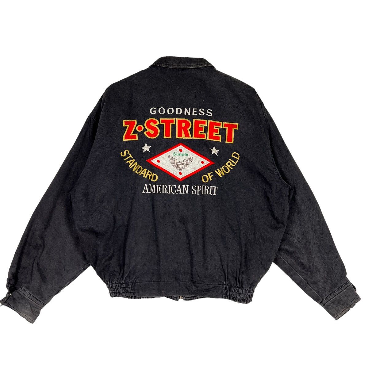 Japanese Brand 🔥 VINTAGE Z STREET AMERICAN STREET BOMBER JACKET Size US M / EU 48-50 / 2 - 1 Thumbnail