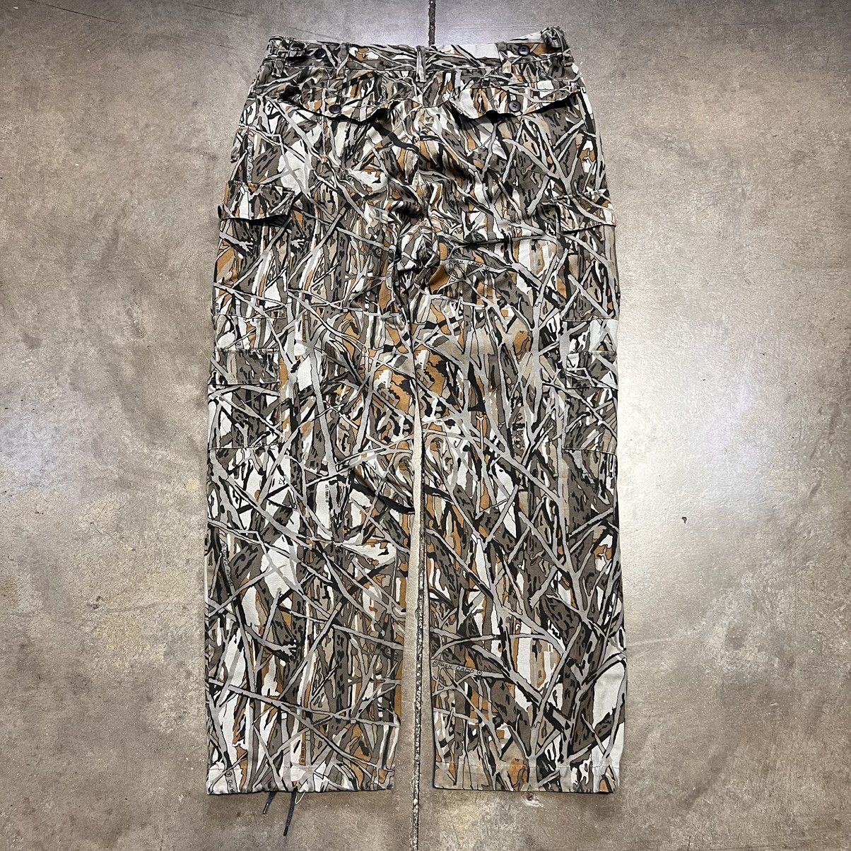 Vintage Vintage 80s 90s Camo Baggy Cargo Pants Wide Leg RealTree Size US 32 / EU 48 - 8 Thumbnail