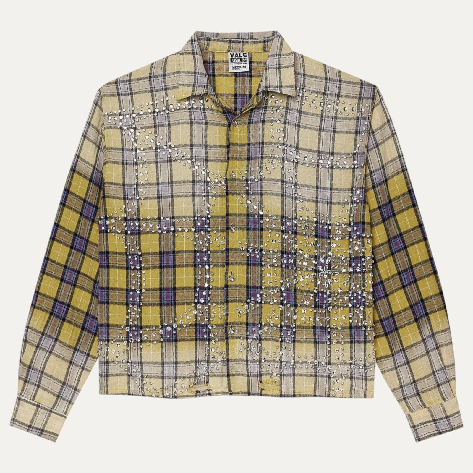 Vale Vale Forever Lemonhead Rhinestone Flannel Size US L / EU 52-54 / 3 - 1 Thumbnail
