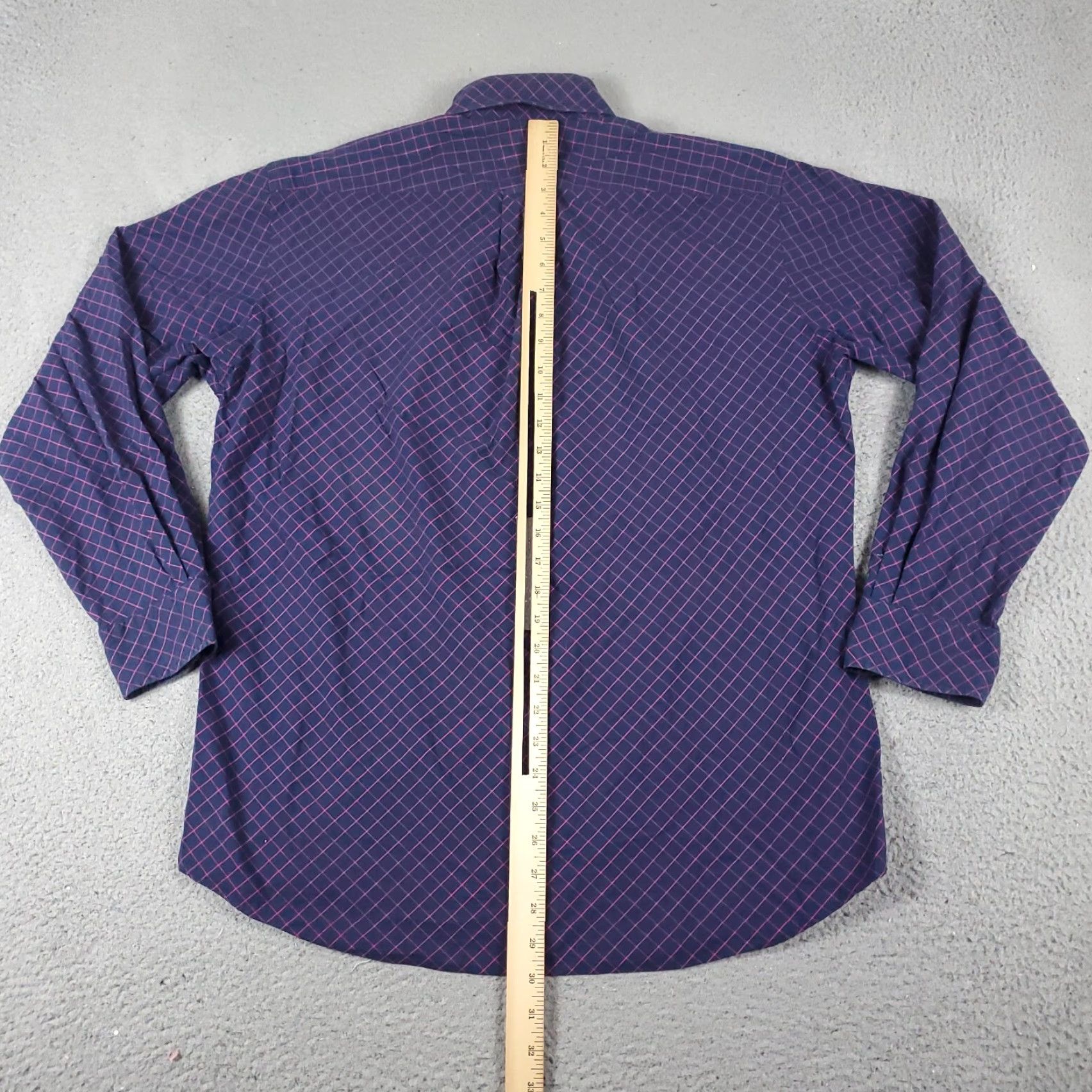 Tommy Hilfiger Tommy Hilfiger Button-Up Shirt Mens Medium Blue Check Long Sleeve Casual Size US M / EU 48-50 / 2 - 3 Thumbnail