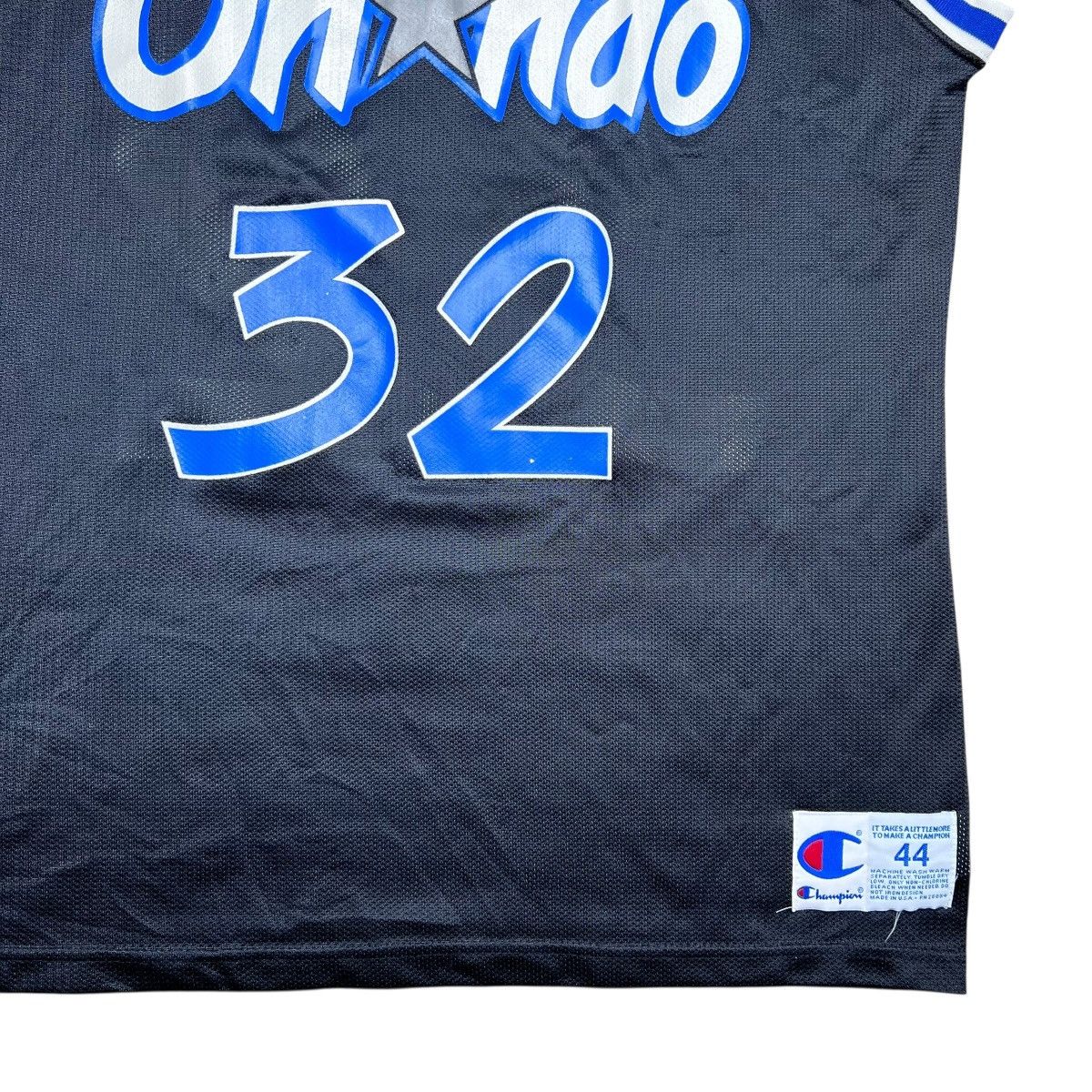 Champion 90s NBA Orlando Magic Shaquille O’Neal Champion Black Jersey Size US L / EU 52-54 / 3 - 3 Thumbnail