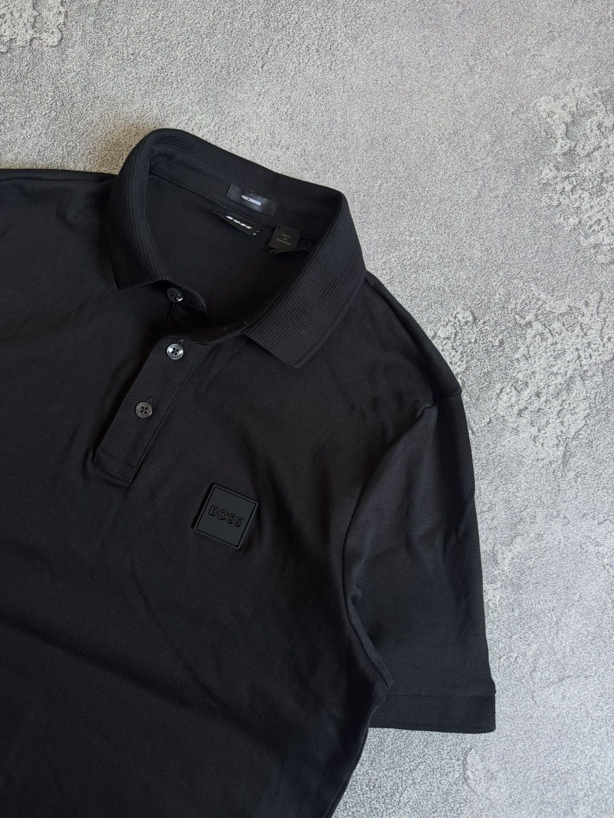 Hugo Boss Hugo Boss S black casual polo tee t-shirt old money Size US S / EU 44-46 / 1 - 4 Thumbnail