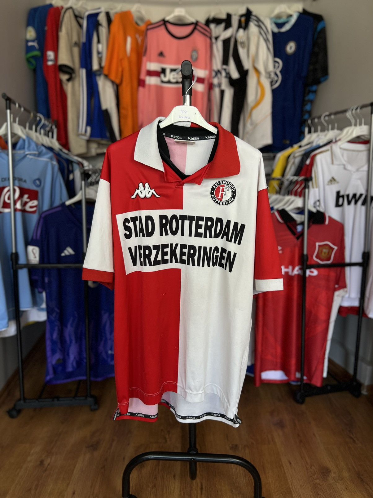 Kappa Soccer Jersey Kappa Feyenoord 2000/01 Vintage Retro Kit Size US XL / EU 56 / 4 - 1 Thumbnail