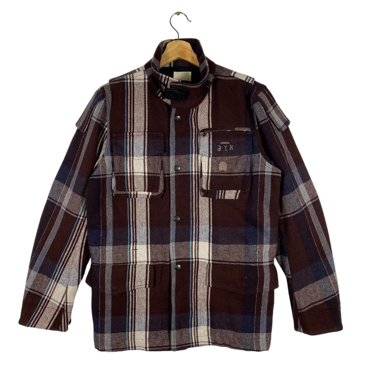 Diesel × Diesel Black Gold Vintage Diesel Wool Button/Zipper Jacket S Size Brown Colour Size US S / EU 44-46 / 1 - 1 Thumbnail