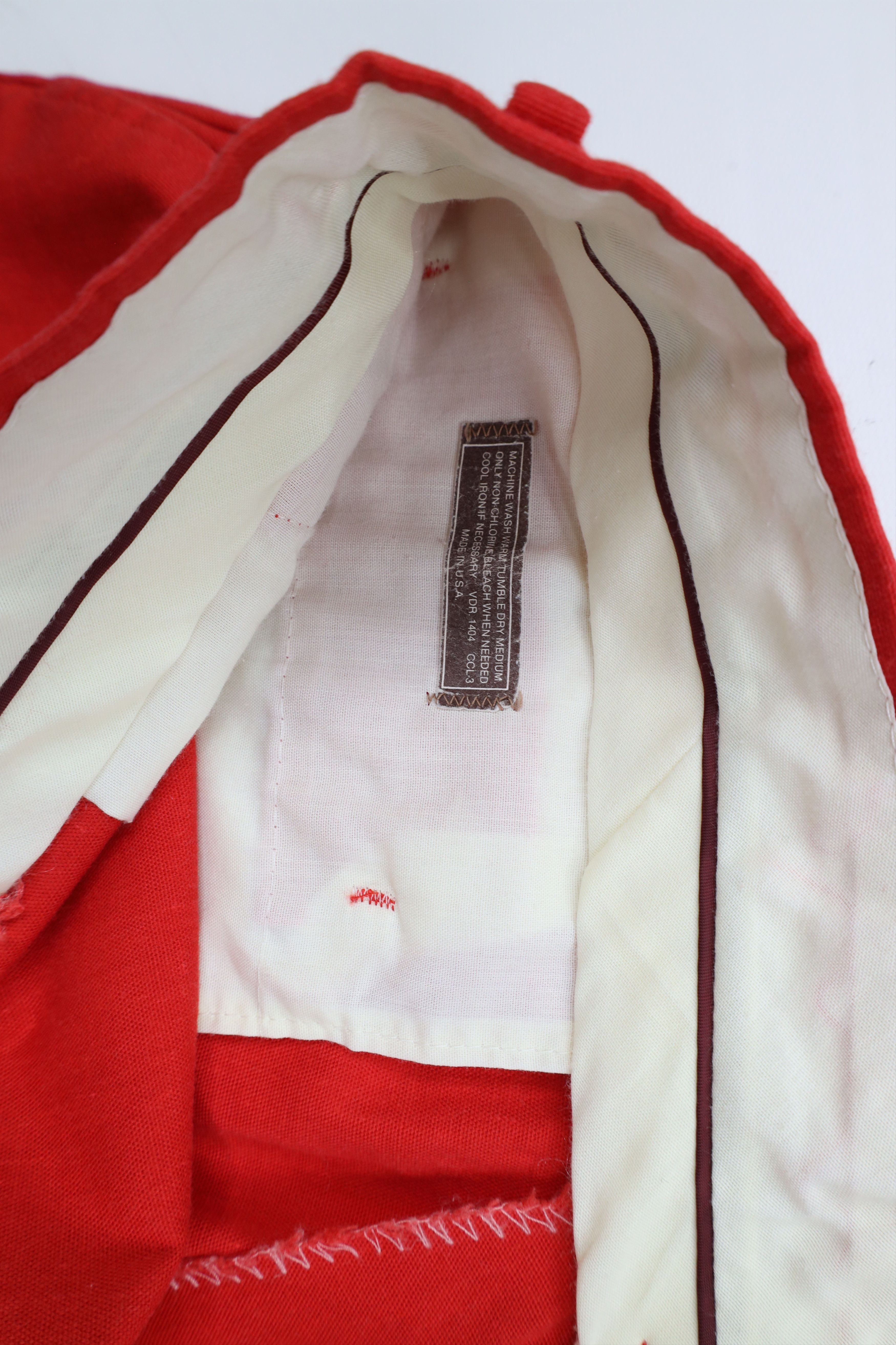 Vintage Vintage 70s Streetwear Above Knee Chino Shorts Red USA Size US 36 / EU 52 - 6 Thumbnail