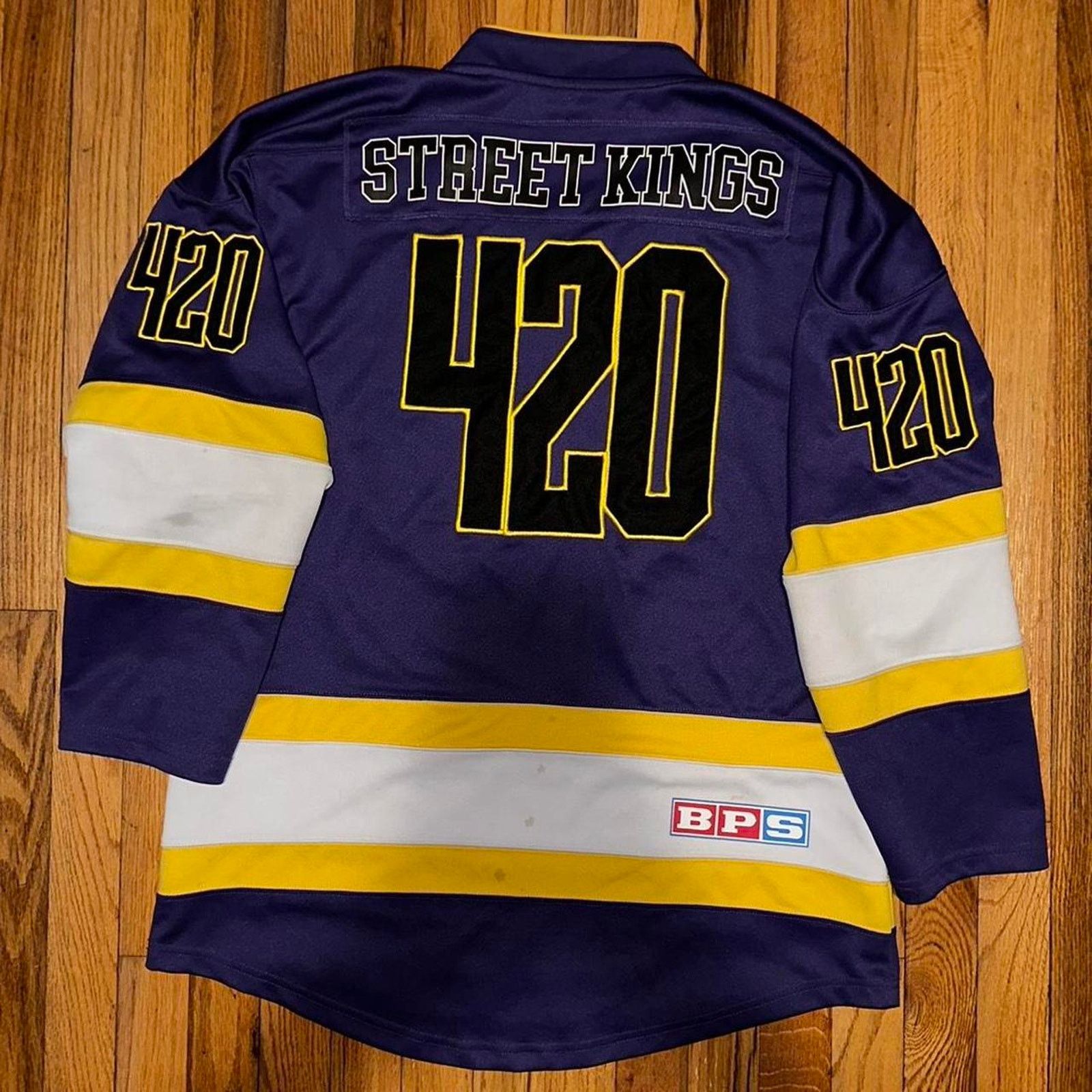 NHL Vintage Black Pike LA Kings Hockey Jersey Street Kings 420 M Size US M / EU 48-50 / 2 - 8 Thumbnail