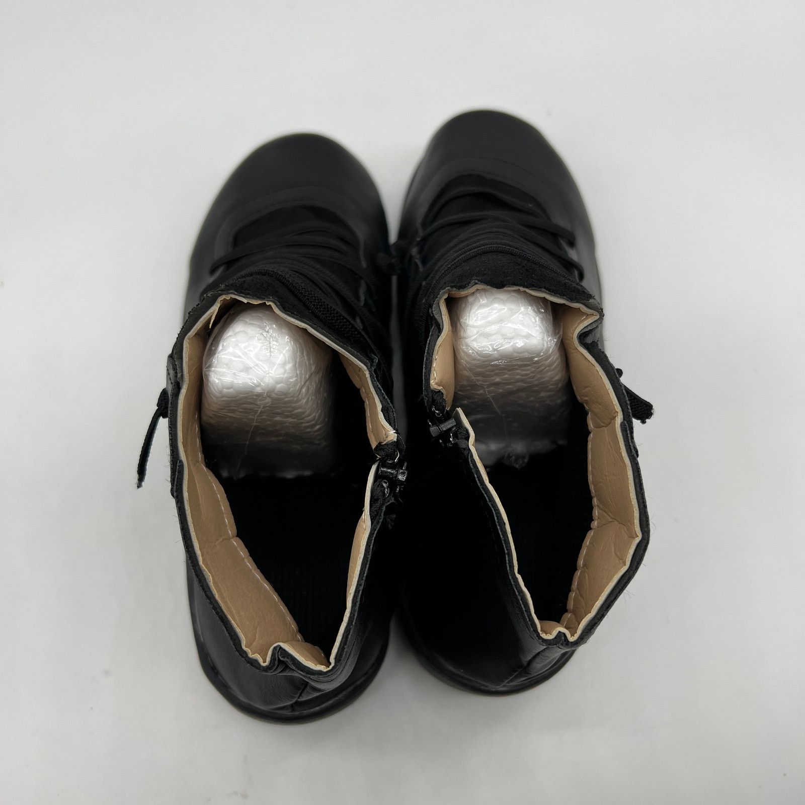 Other Ankle Boots Black Round Toe Casual Comfortable Lightweigh Size US 6.5 / IT 36.5 - 5 Thumbnail