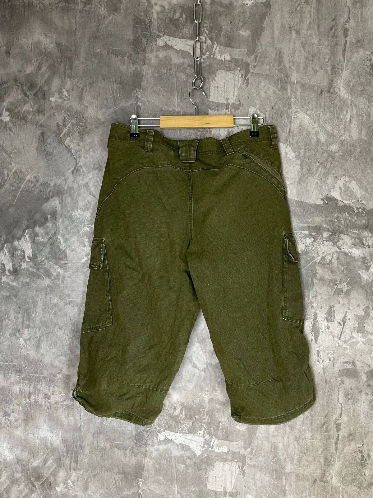 Other Nike Vintage Faded Cropped Cargo Pants Breeches Size US 32 / EU 48 - 6 Thumbnail