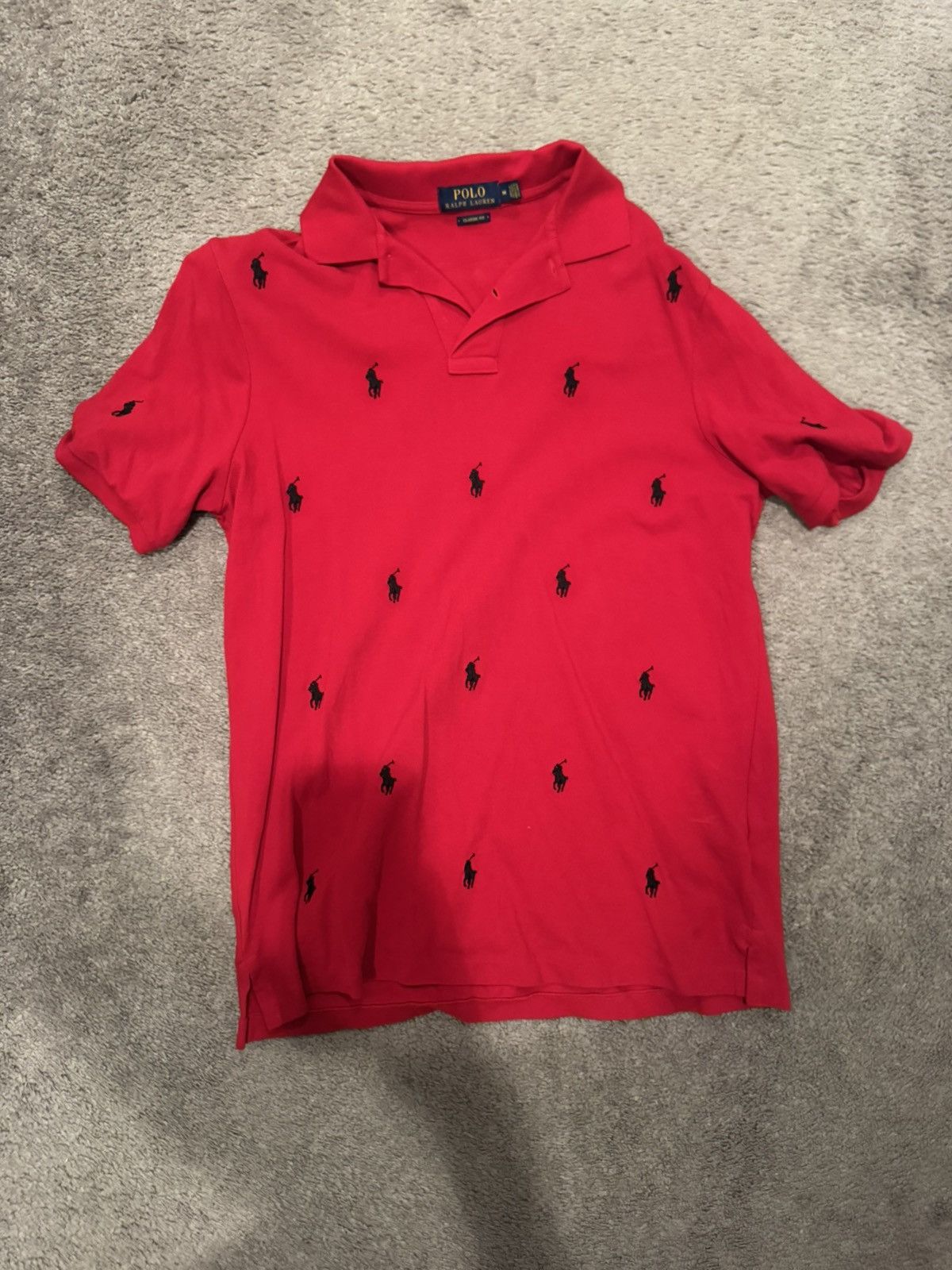 Polo Ralph Lauren Polo all over pony red Size US M / EU 48-50 / 2 - 1 Thumbnail