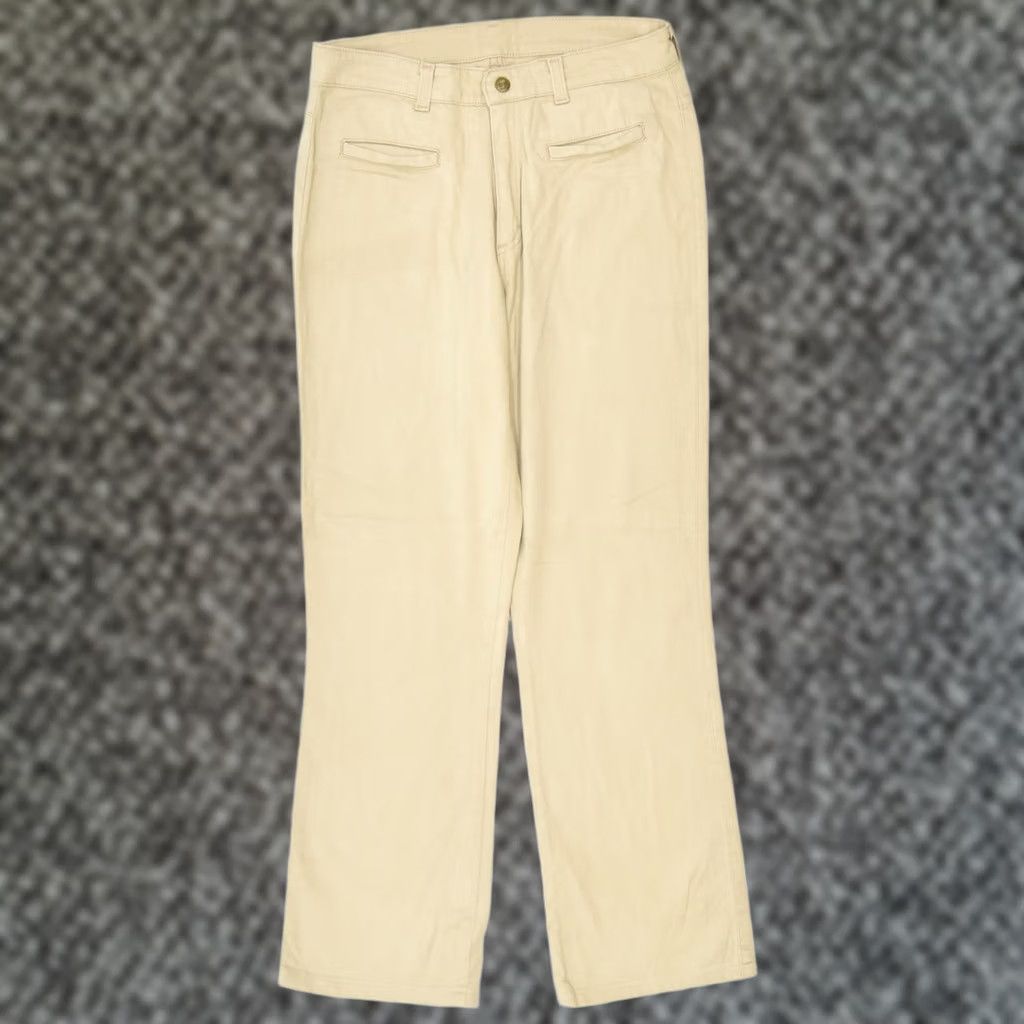 Lee LEE Womens Bootcut Trousers Beige Cotton Classic W31 L28 Size 24" / US 00 / IT 34 - 1 Thumbnail