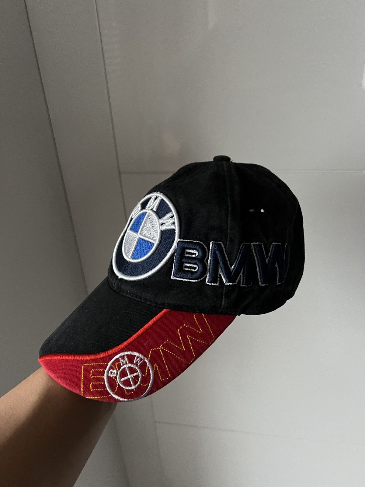 BMW Vintage BMW Embroidered Logo Vintage Racing Formula Cap Size ONE SIZE - 8 Thumbnail