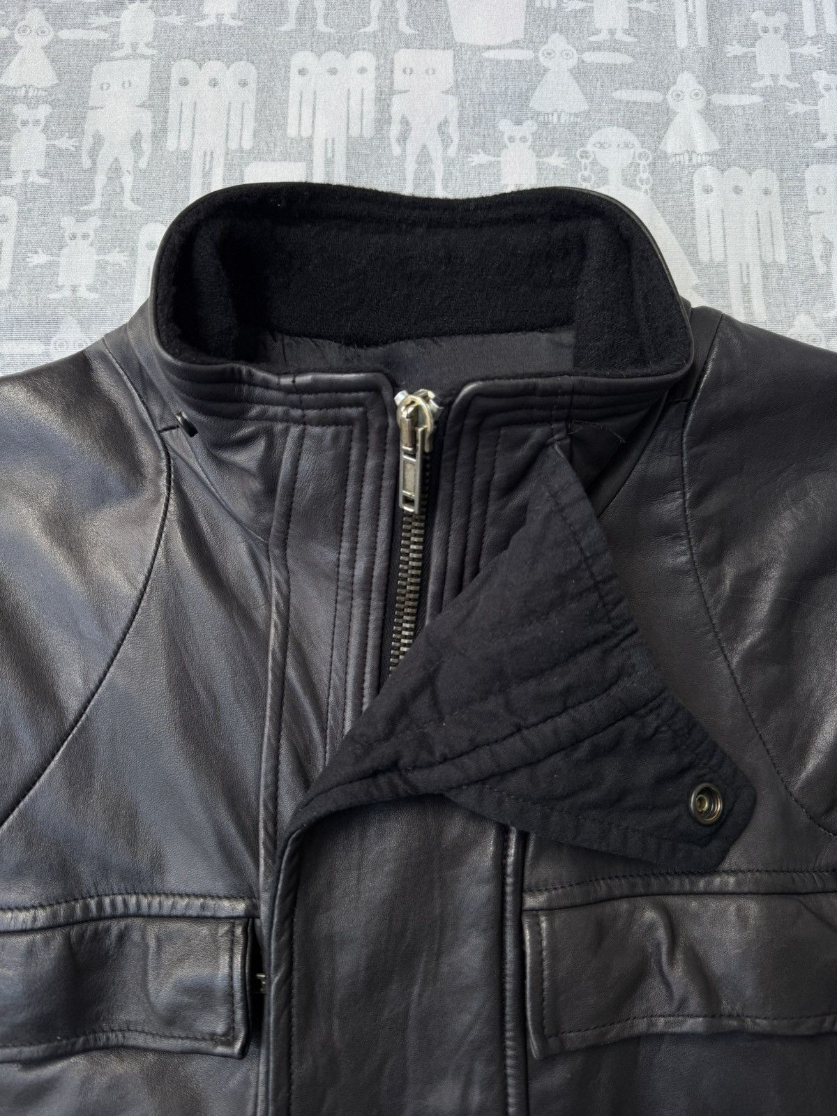 Rick Owens Rick Owens AW08 Stag Calf Leather Jacket Size US M / EU 48-50 / 2 - 7 Thumbnail