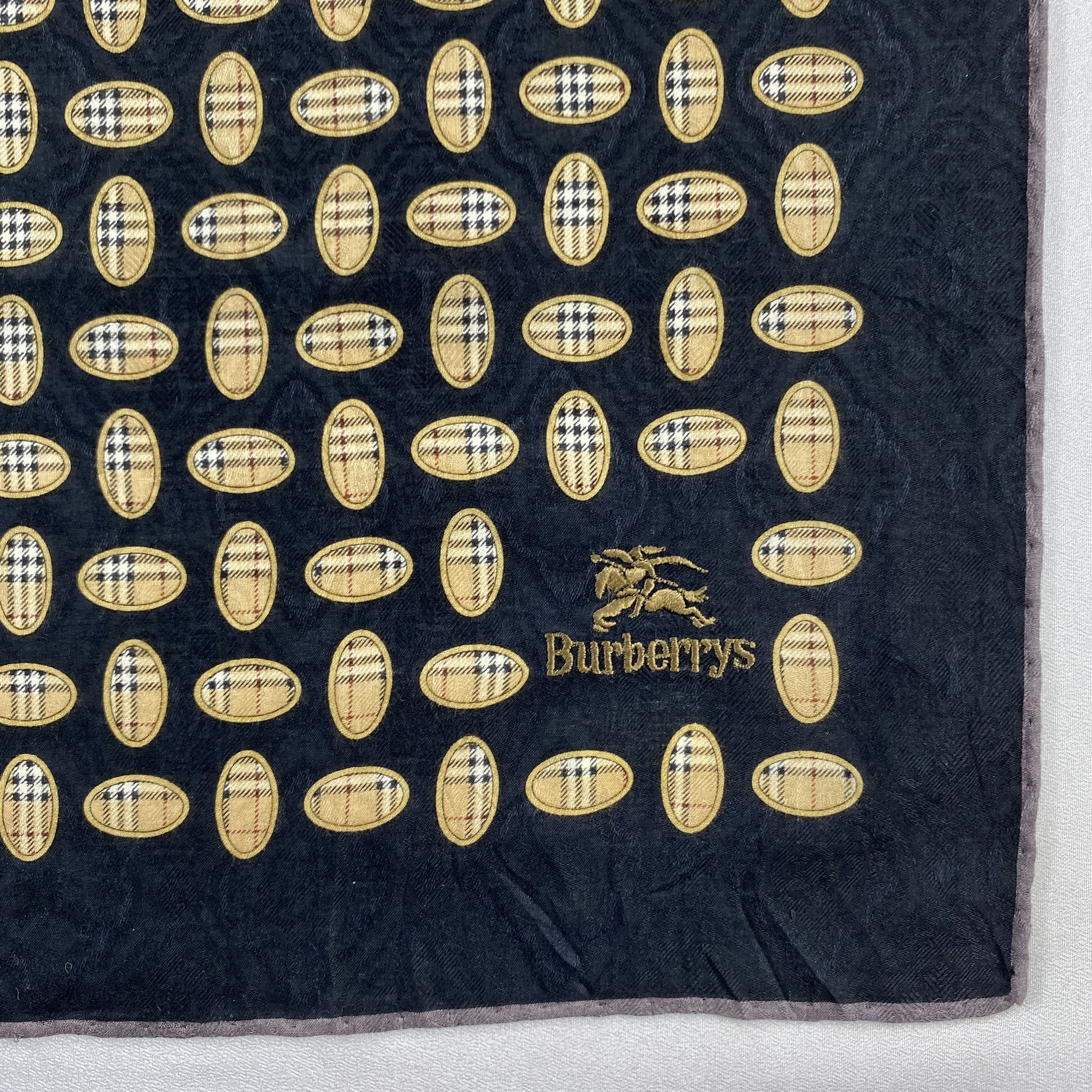 Burberry × Vintage Burberry Handkerchief / Neckerchief / Bandana-P1352 Size ONE SIZE - 3 Thumbnail