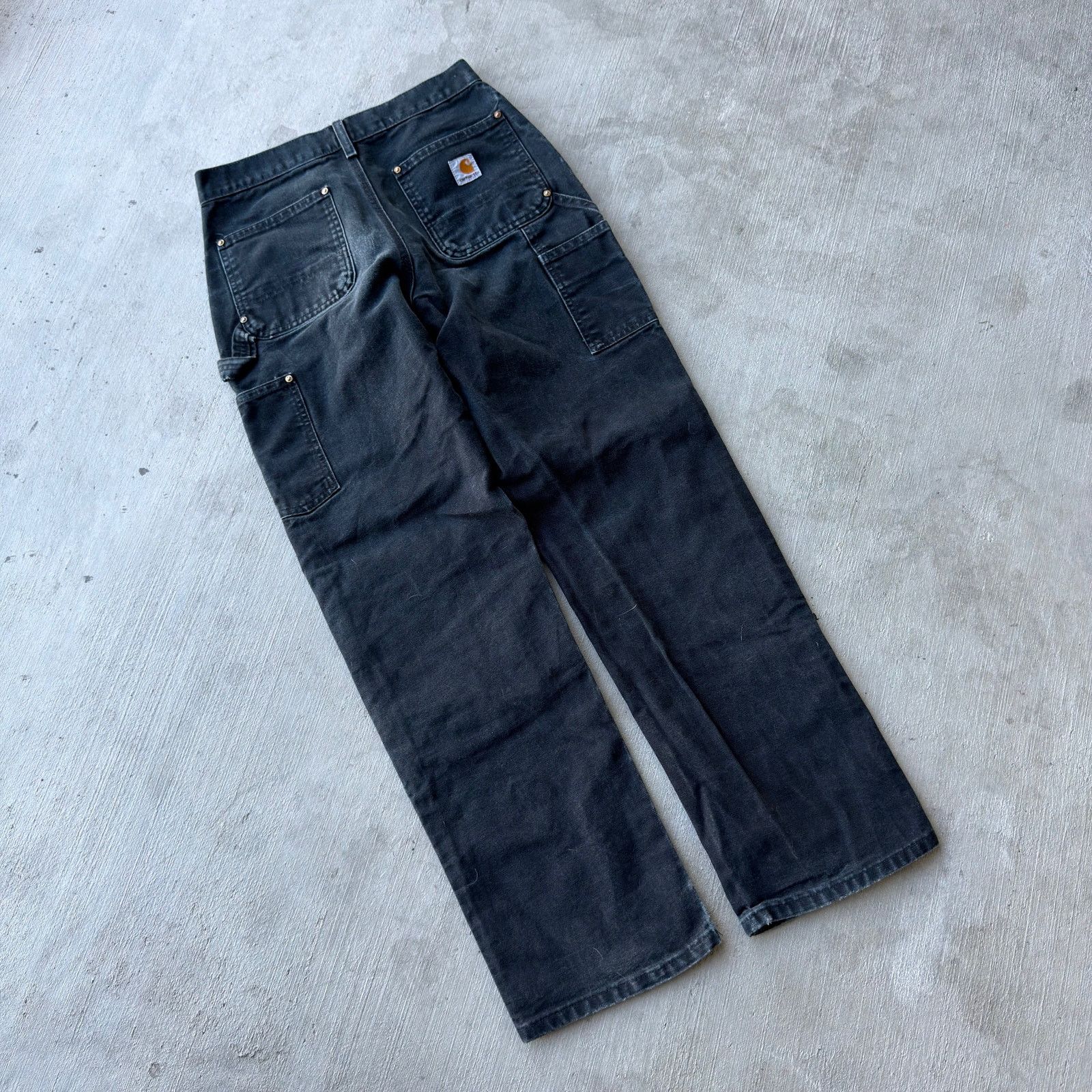 Carhartt × Vintage Vintage Y2K Carhartt black double knee work carpenter pants Size US 28 / EU 44 - 5 Thumbnail