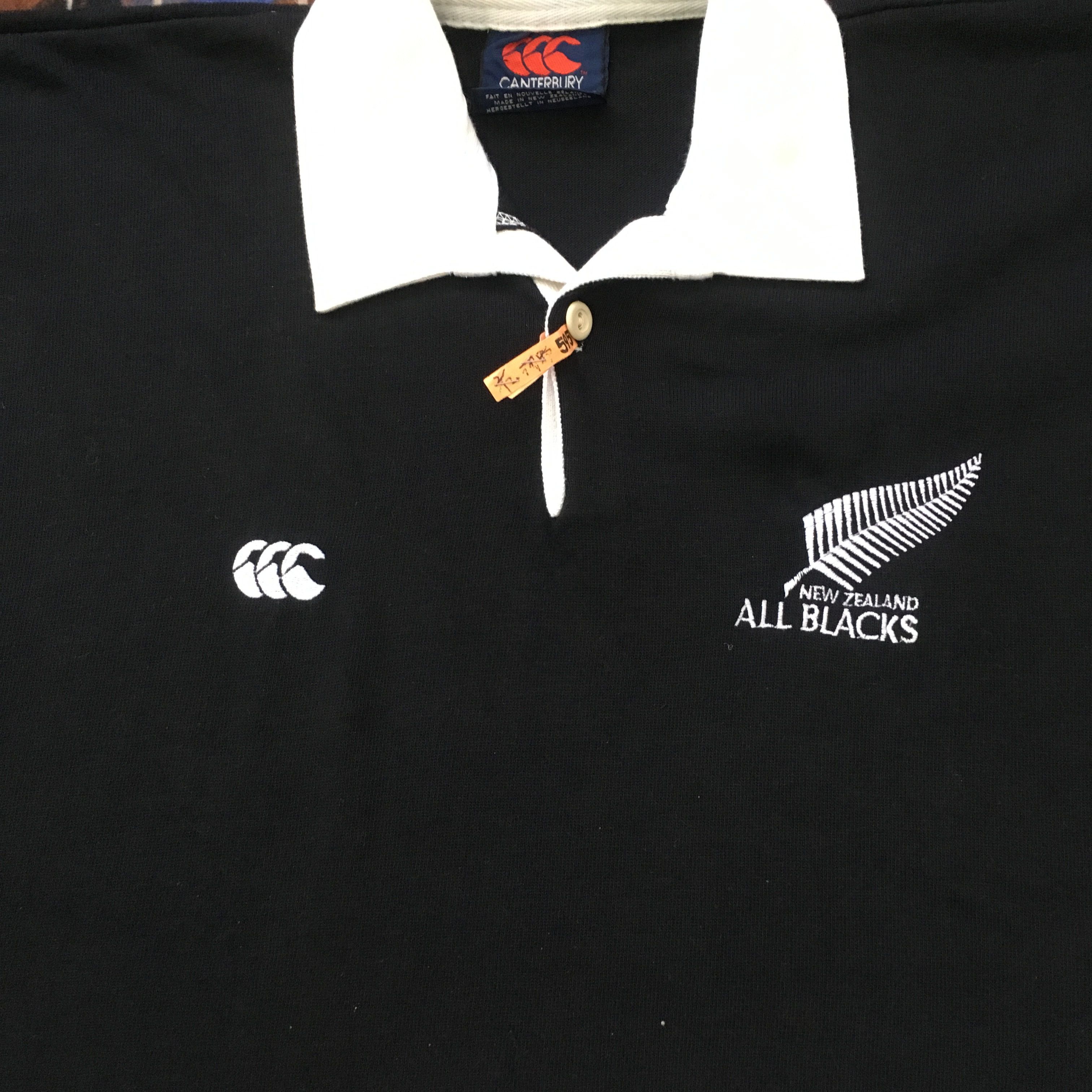 Canterbury of New Zealand Vintage 90's Canterbury Of New Zealand All Black Polo Shirt Size US M / EU 48-50 / 2 - 9 Thumbnail