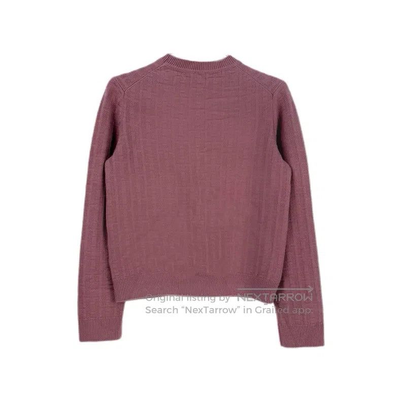 Hermes Hermes Pink and purple wool sweater Size M / US 6-8 / IT 42-44 - 2 Thumbnail