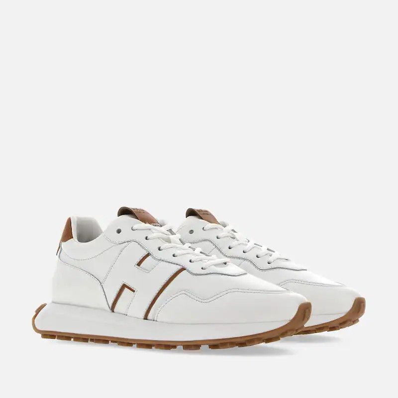 Hogan o1s22i1n1024 H601 Sneakers in White Brown Size US 10 / EU 43 - 2 Thumbnail
