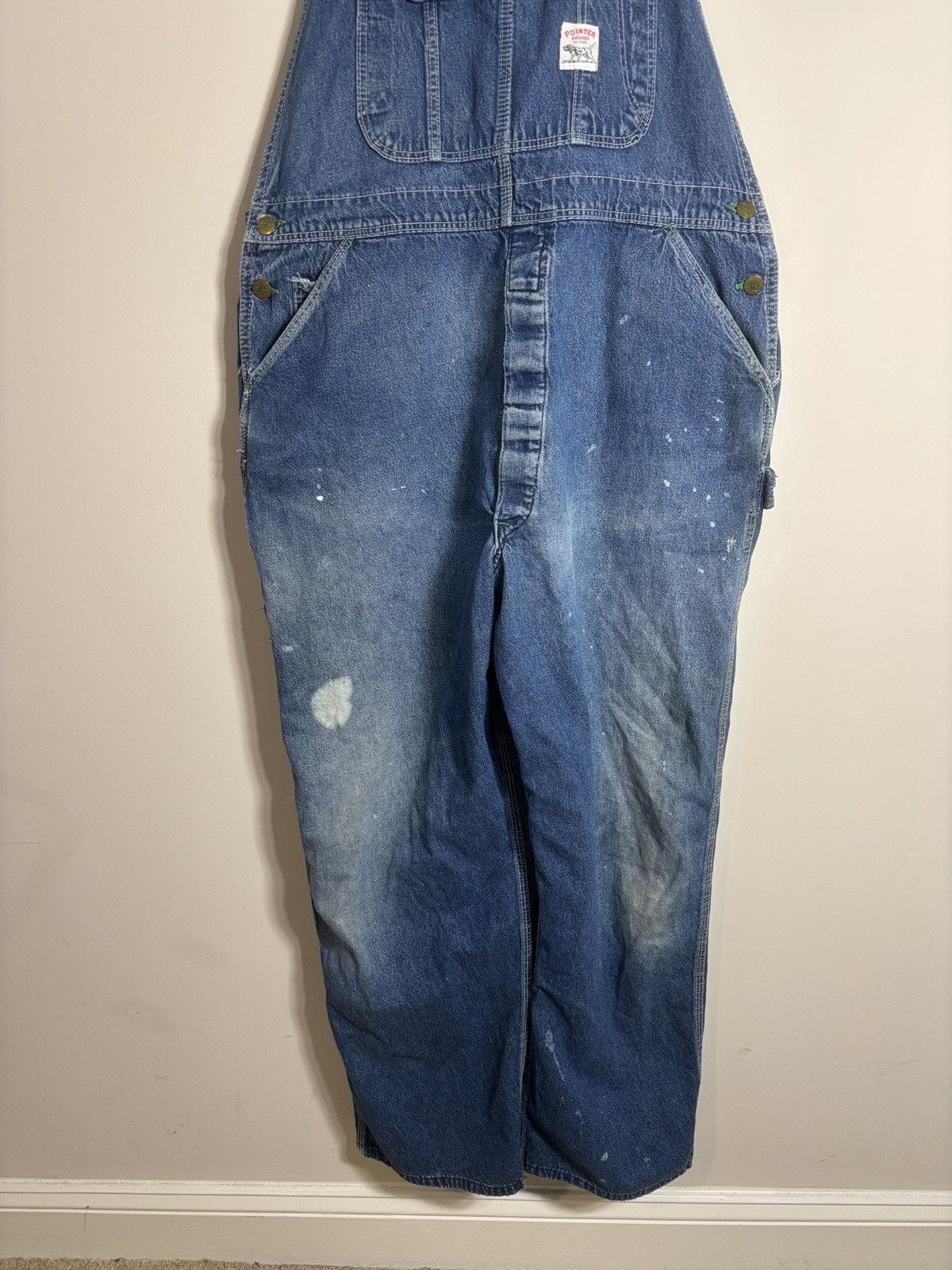 Pointer Vintage Pointer Denim Overalls Workwear Distressed 38x30 Size US 38 / EU 54 - 2 Thumbnail