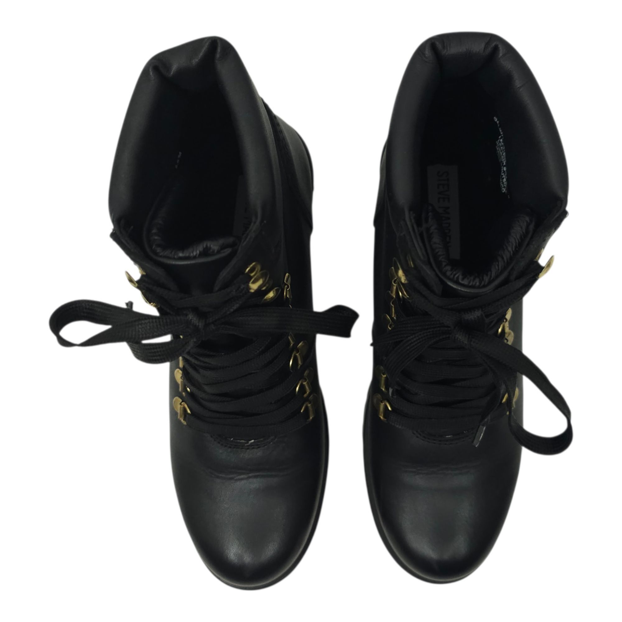 Steve Madden Steve Madden Galway Leather Ankle Boots Size 8.5 Lace Up Size US 8.5 / IT 38.5 - 5 Thumbnail
