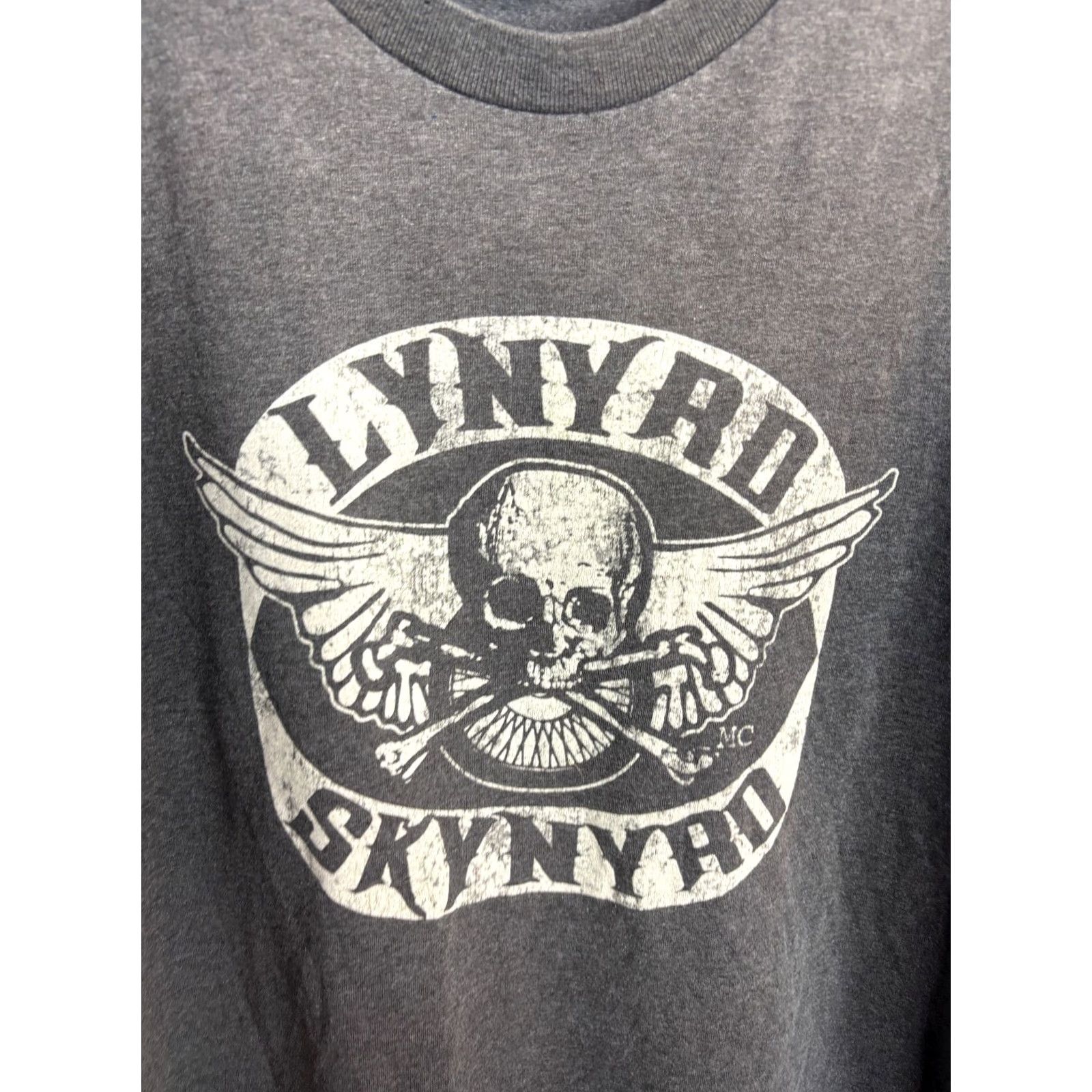 AAA AAA Vintage Y2K Lynyrd Skynyrd Rock Band Crew Neck T-Shirt Mens Size L Gray Size US L / EU 52-54 / 3 - 2 Thumbnail