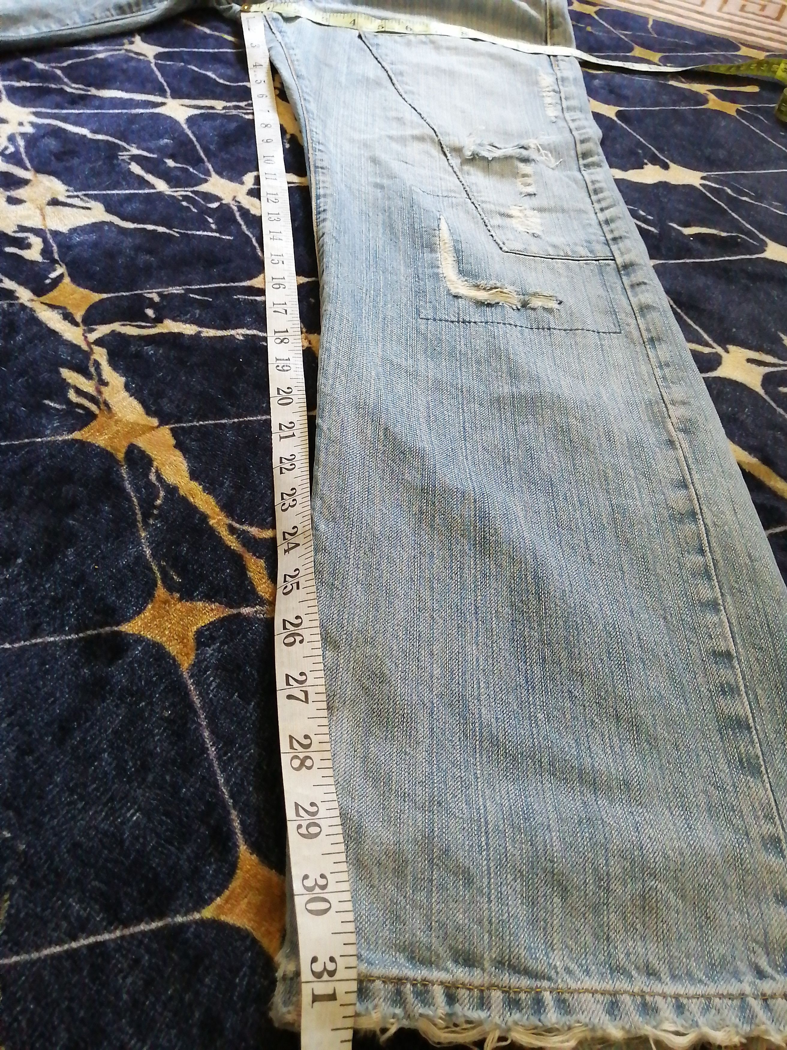 Takeo Kikuchi Vintage Takeo Kikuchi Patchwork Sashiko Denim Size US 32 / EU 48 - 20 Thumbnail