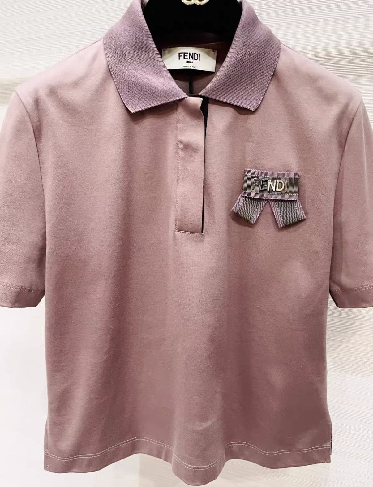 Fendi Fendi Size 38 Stylish Women's Short Sleeve Polo T-shirt J33 Size S / US 4 / IT 40 - 3 Thumbnail