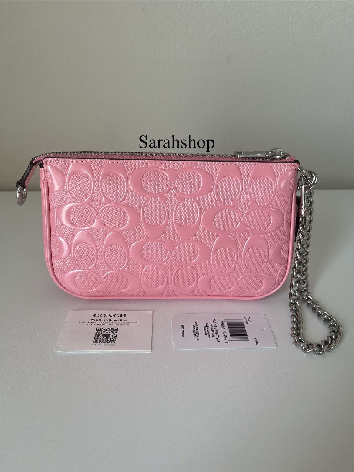Coach Coach Nolita 19 In Signature Leather With Heart Charm Size ONE SIZE - 4 Thumbnail