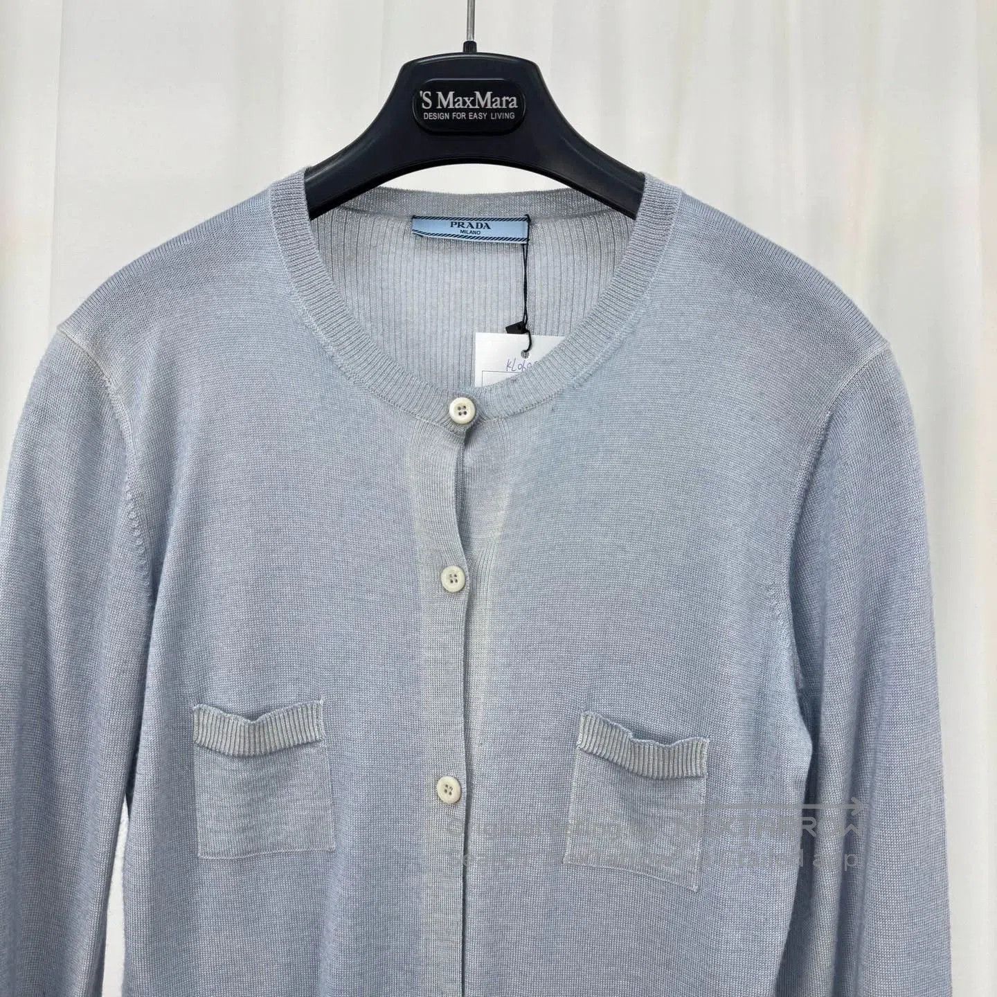 Prada Prada Blue Knit Long Sleeve Top . Size US M / EU 48-50 / 2 - 3 Thumbnail