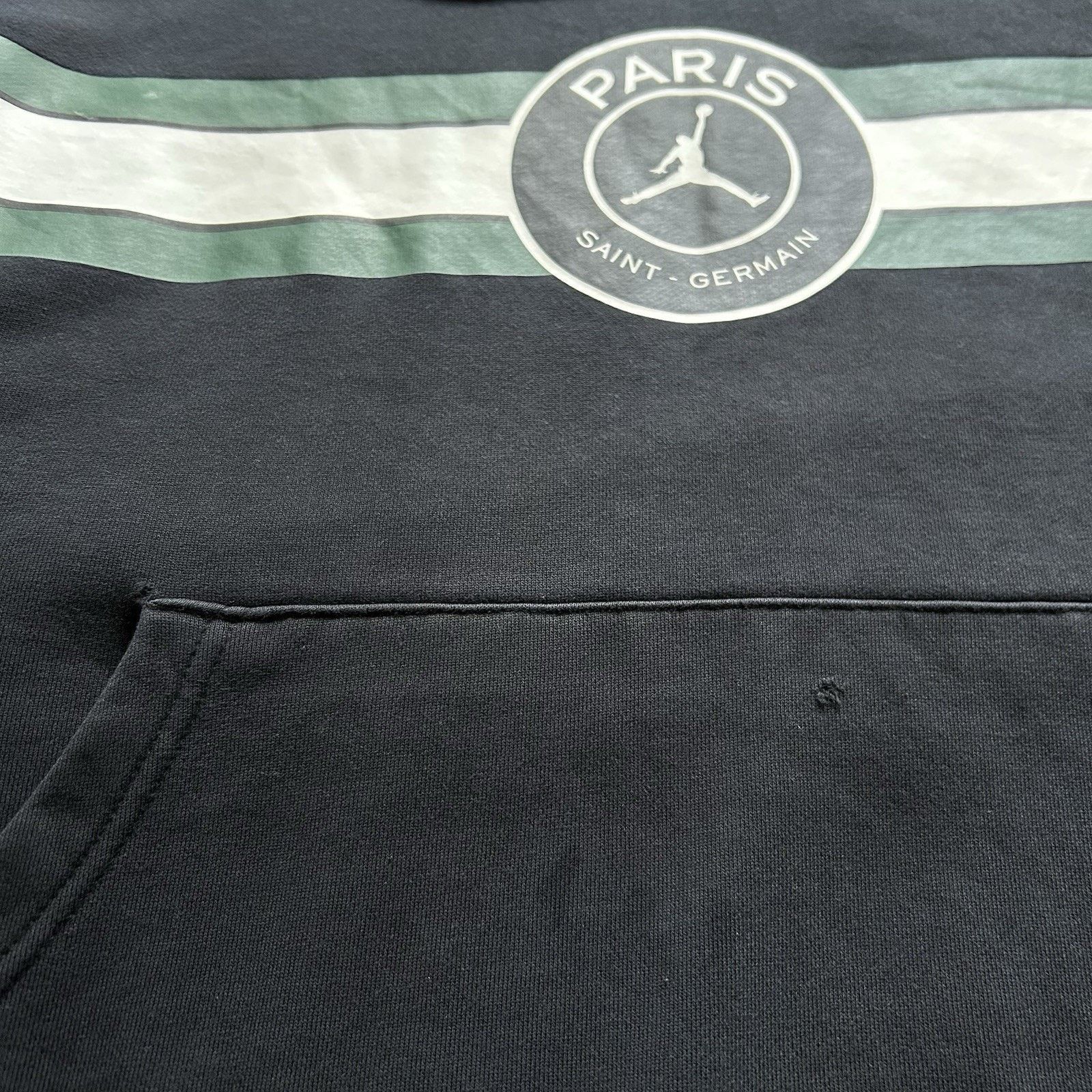 Jordan Brand Air Jordan PSG Paris Saint Germain Hoodie Size 2XL Black Y2K Size US XXL / EU 58 / 5 - 3 Thumbnail